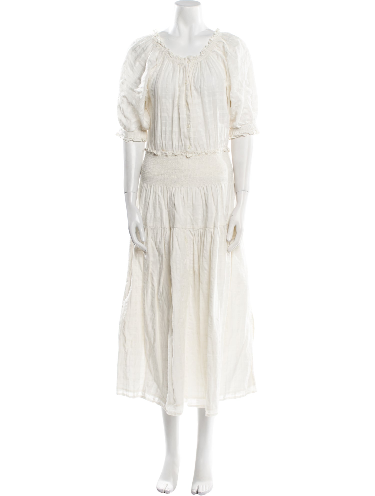 Apiece Apart Scoop Neck Long Dress