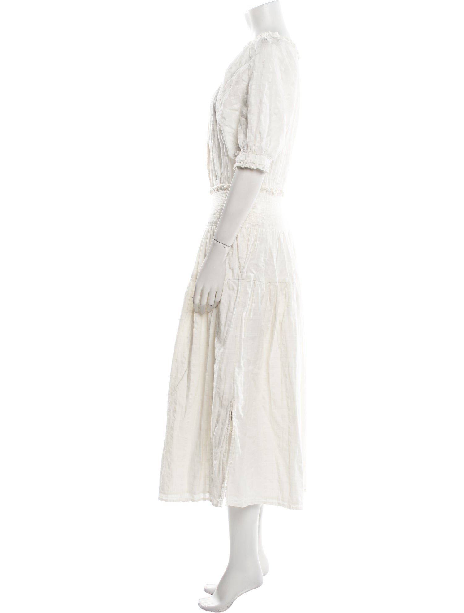 Apiece Apart Scoop Neck Long Dress