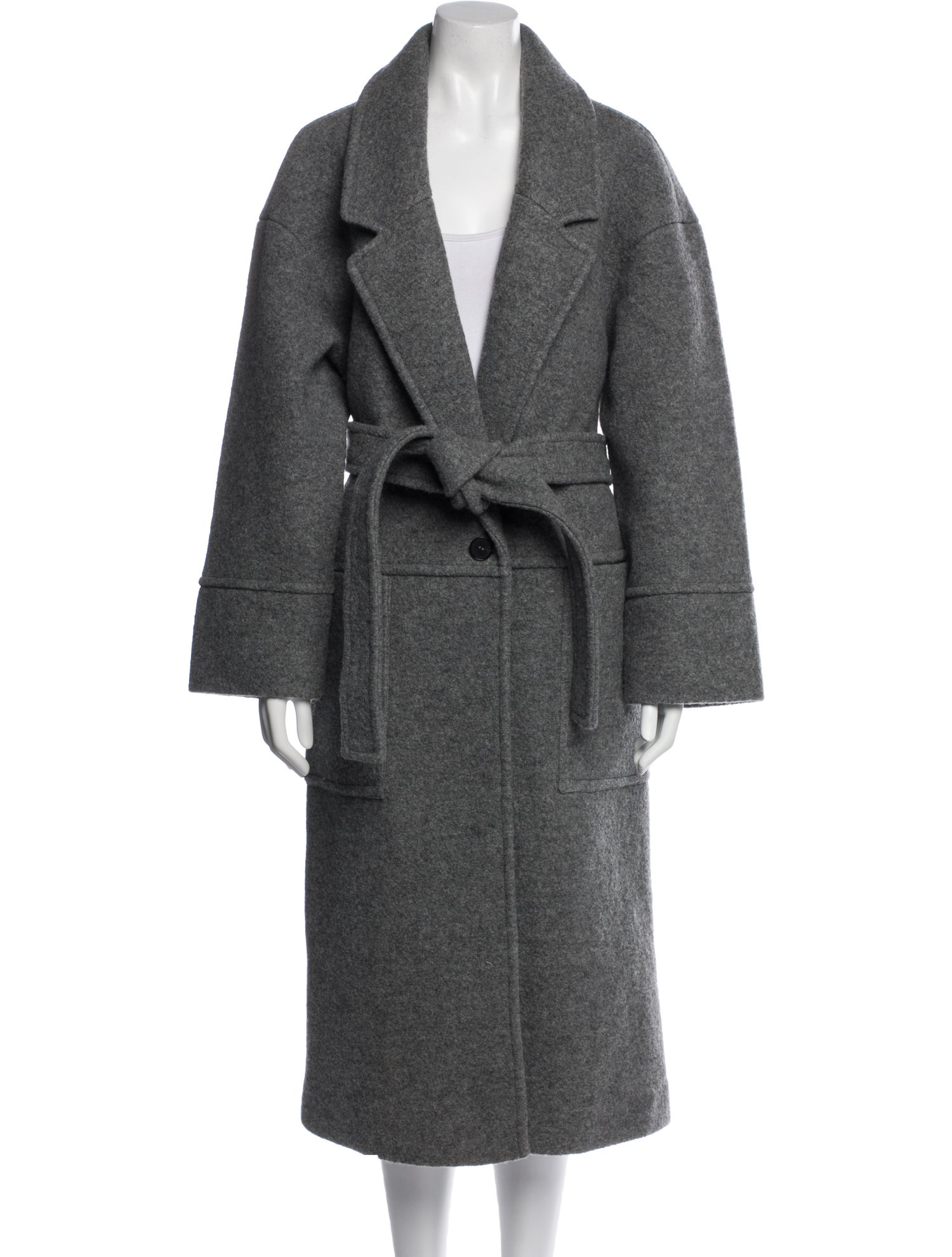 Apiece Apart Wool Faux Fur Coat