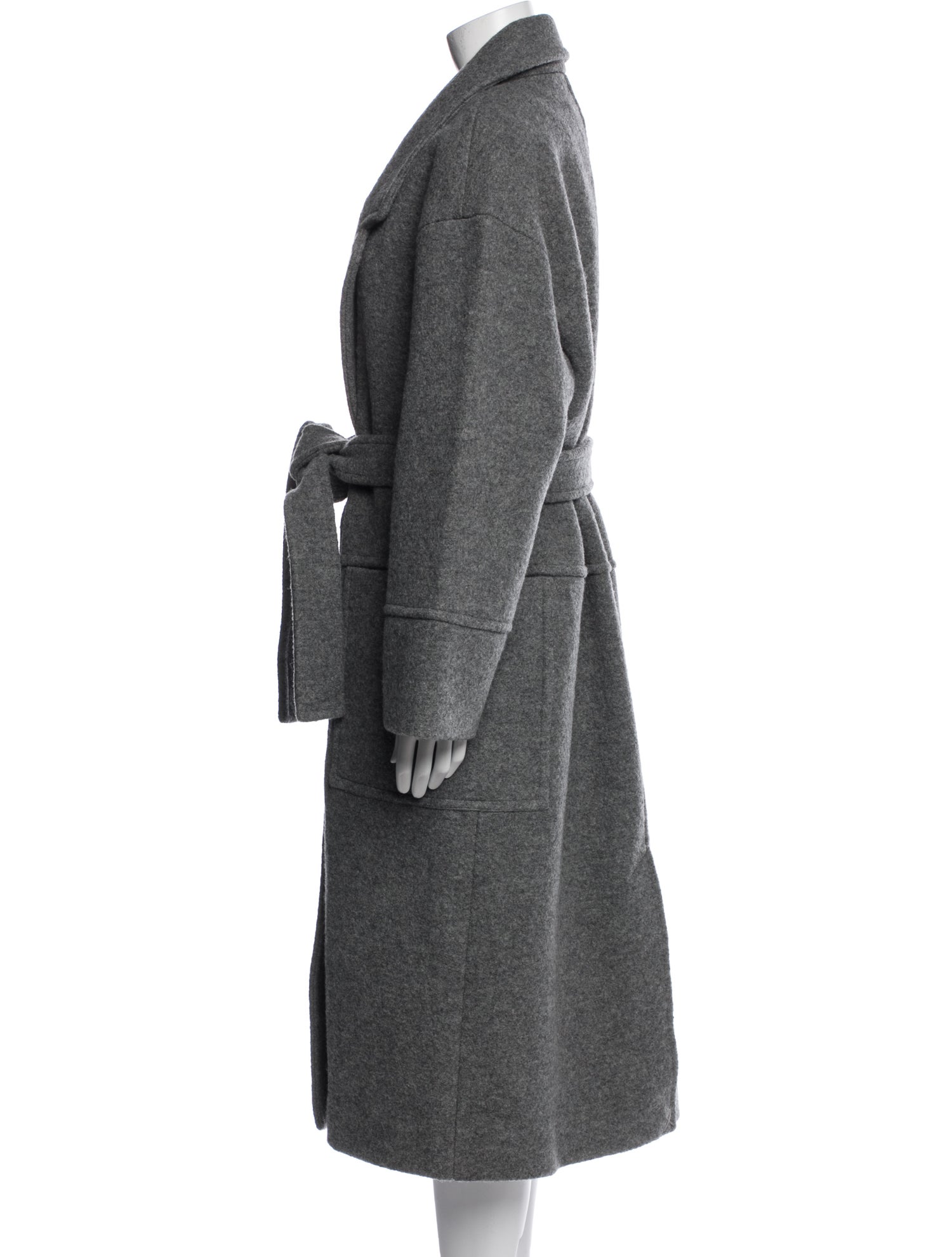 Apiece Apart Wool Faux Fur Coat