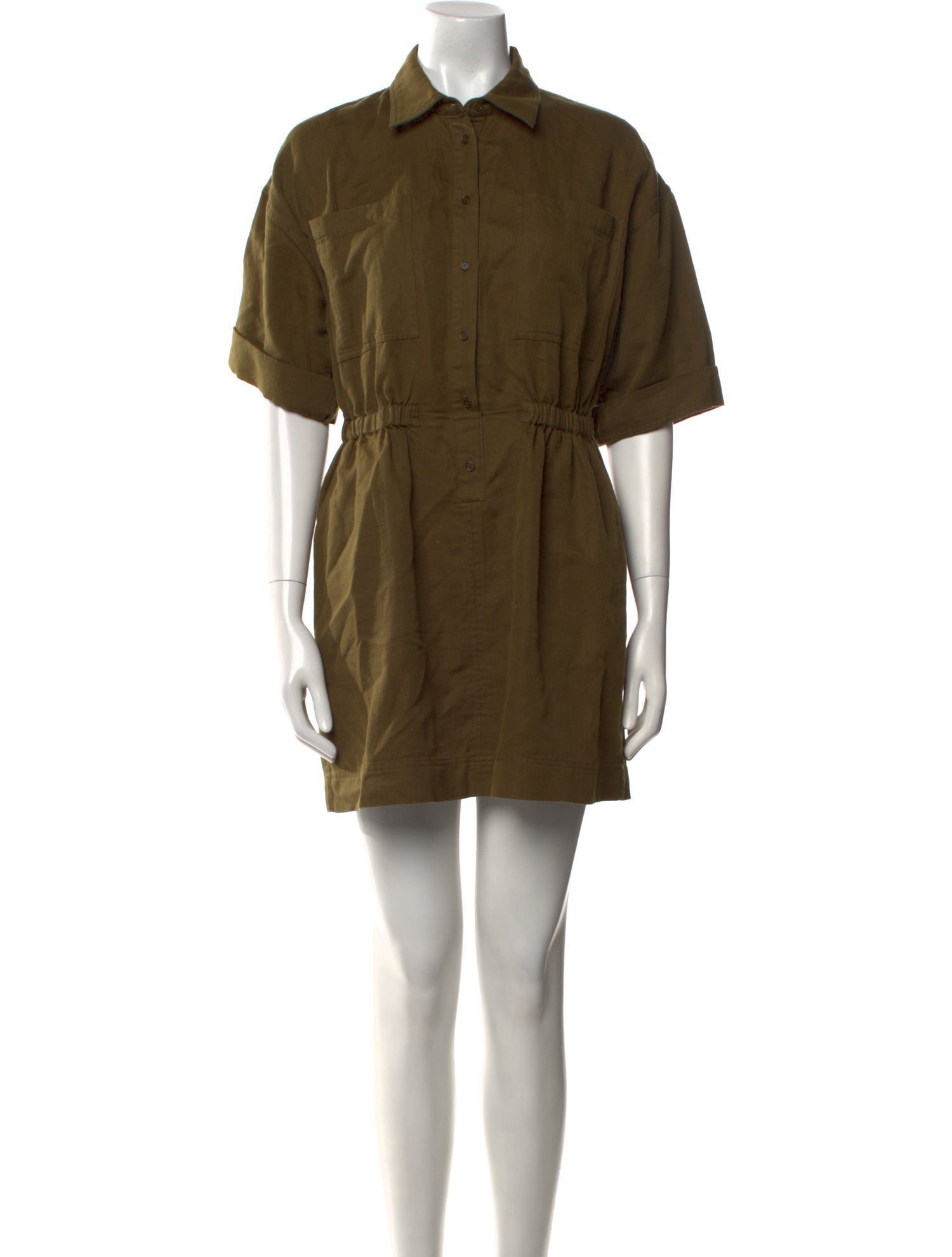 Apiece Apart Linen Mini Dress