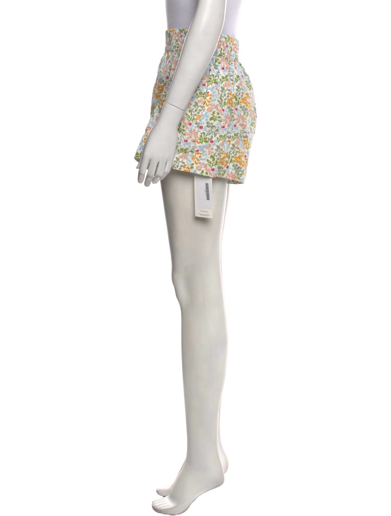 Apiece Apart Floral Print Mini Shorts