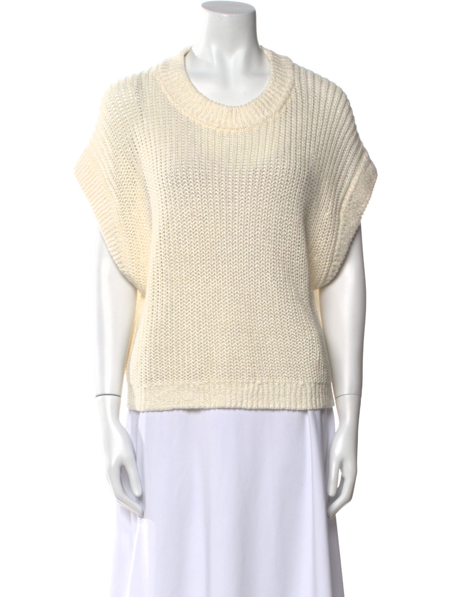 Apiece Apart Linen Scoop Neck Sweater
