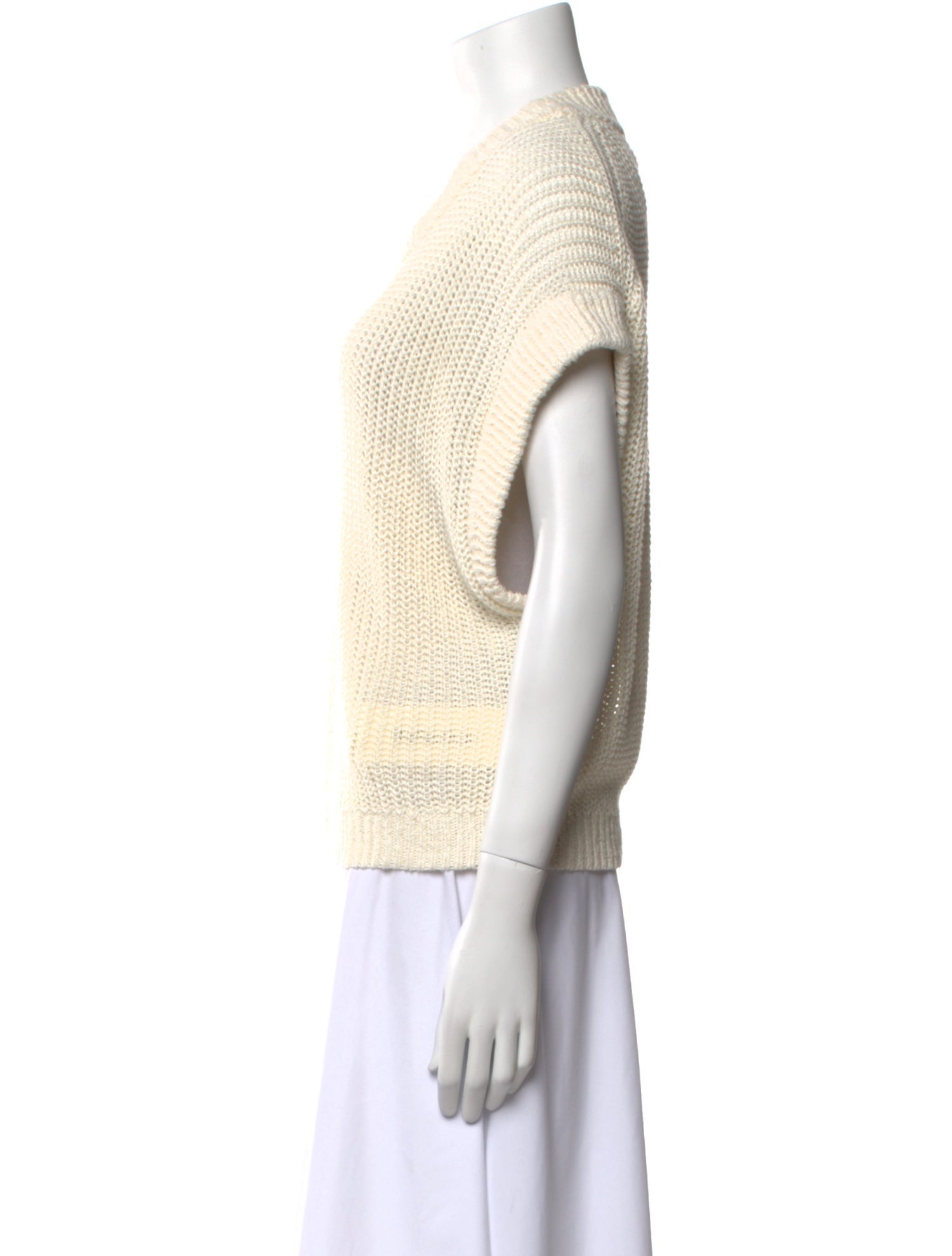 Apiece Apart Linen Scoop Neck Sweater