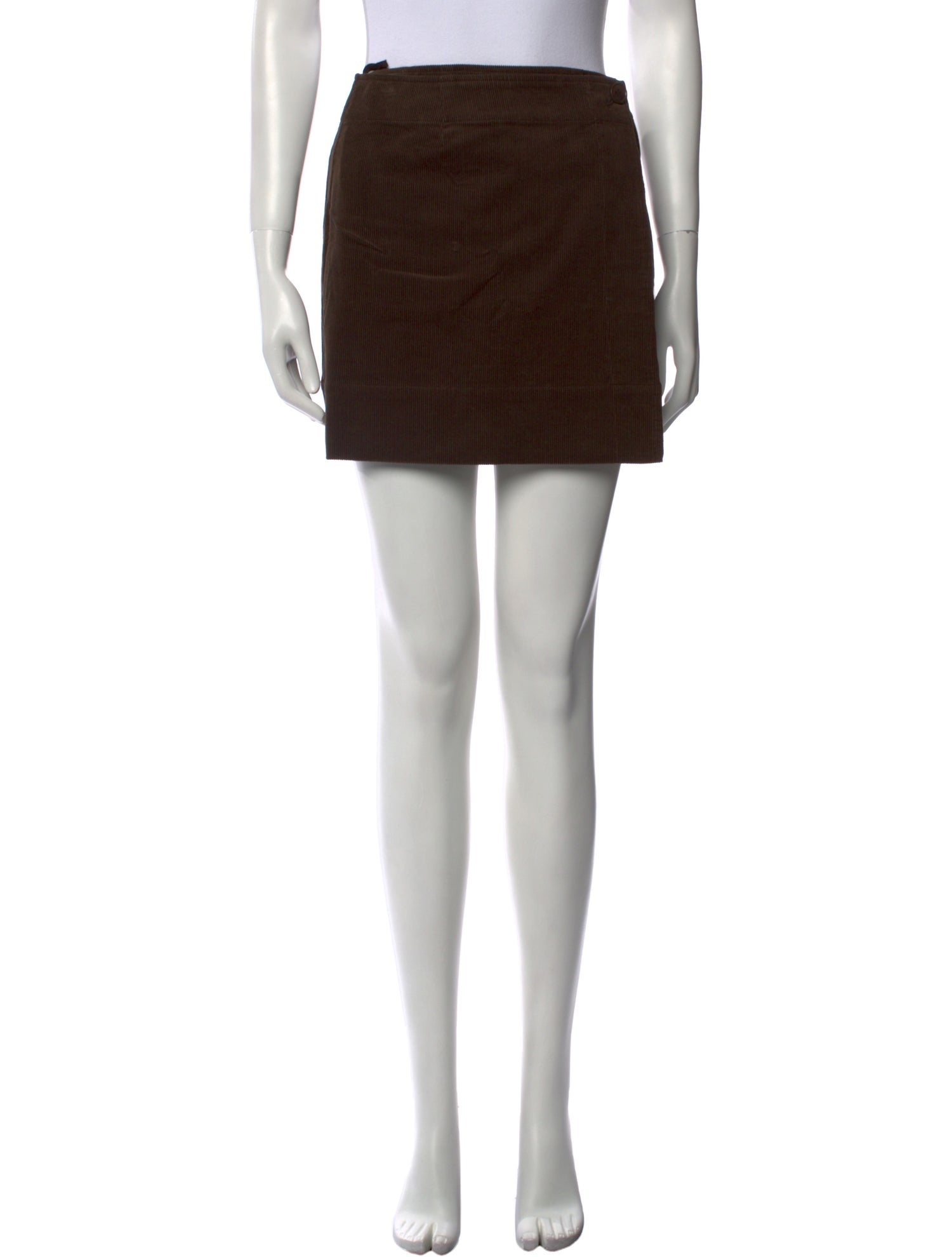 Apiece Apart Pleated Accents Mini Skirt