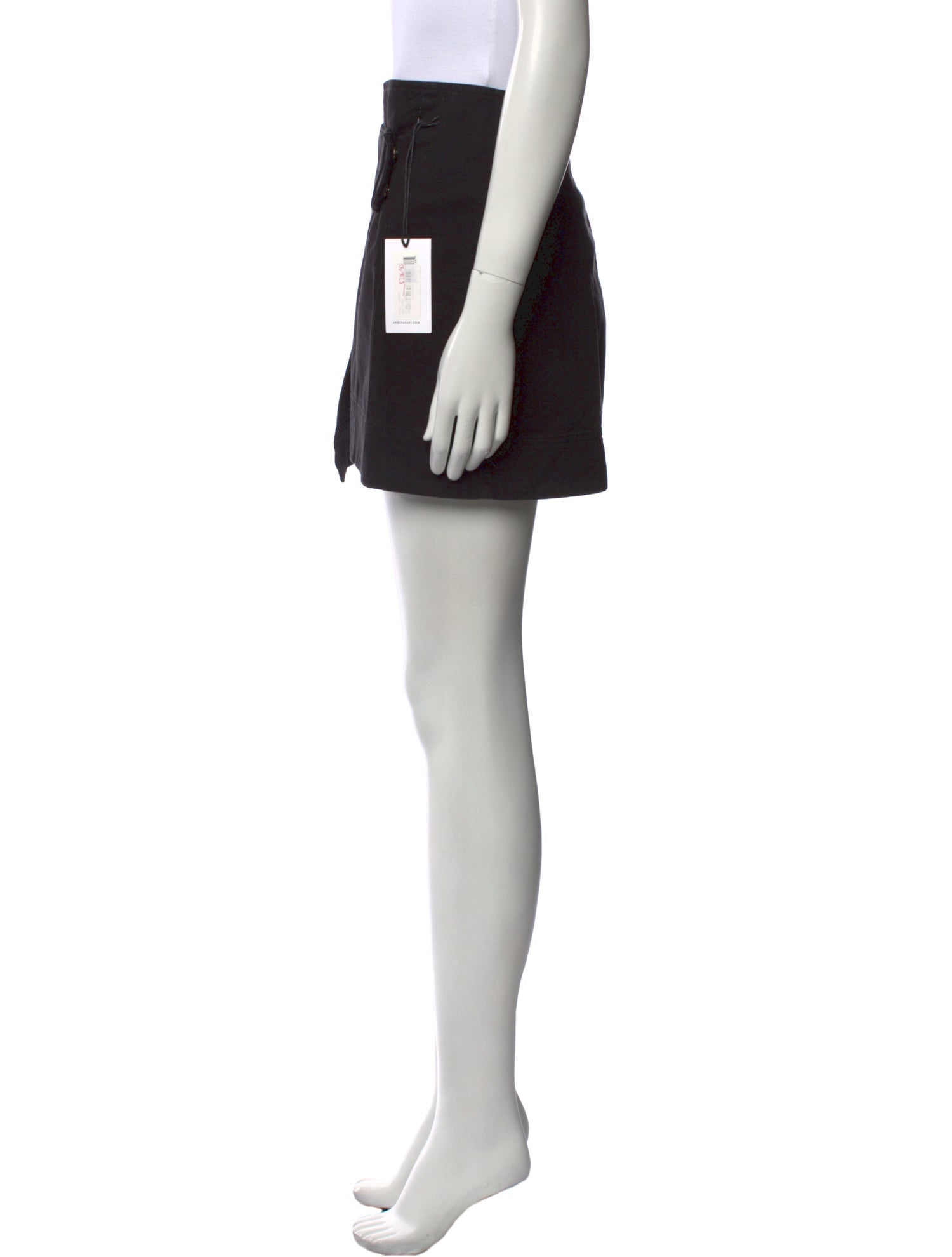 Apiece Apart Pleated Accents Mini Skirt