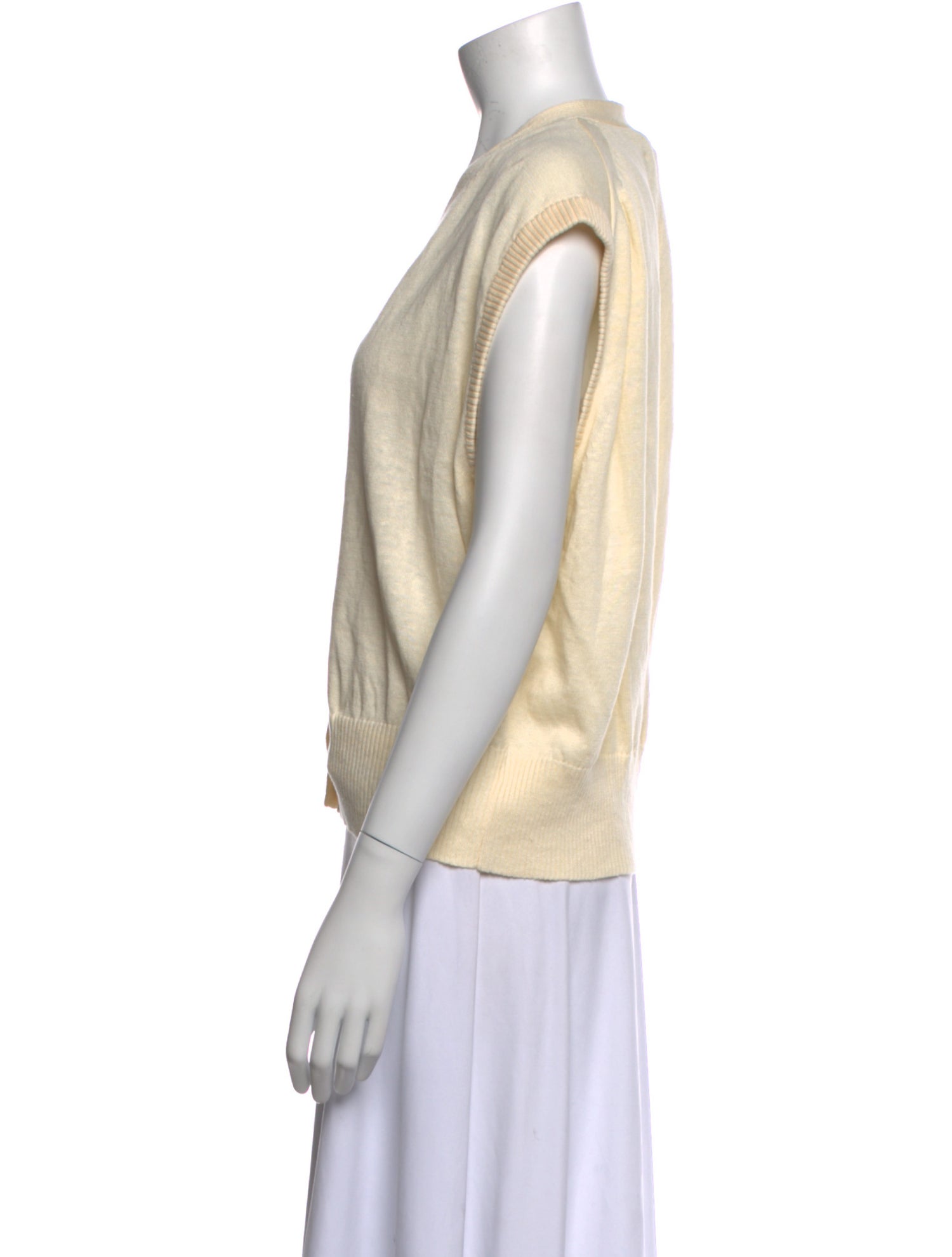 Apiece Apart Linen V-Neck Sweater