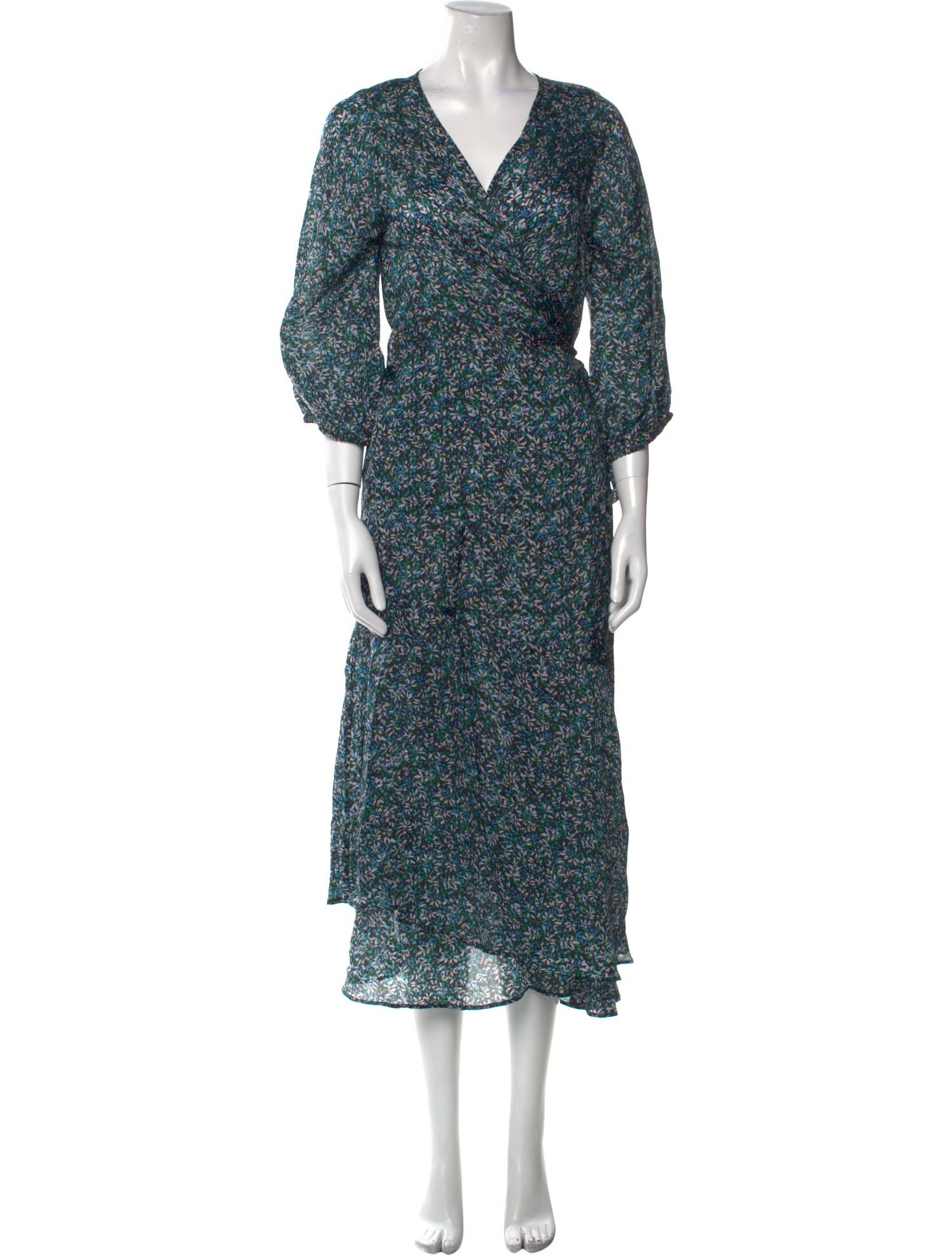 Apiece Apart Floral Print Long Dress