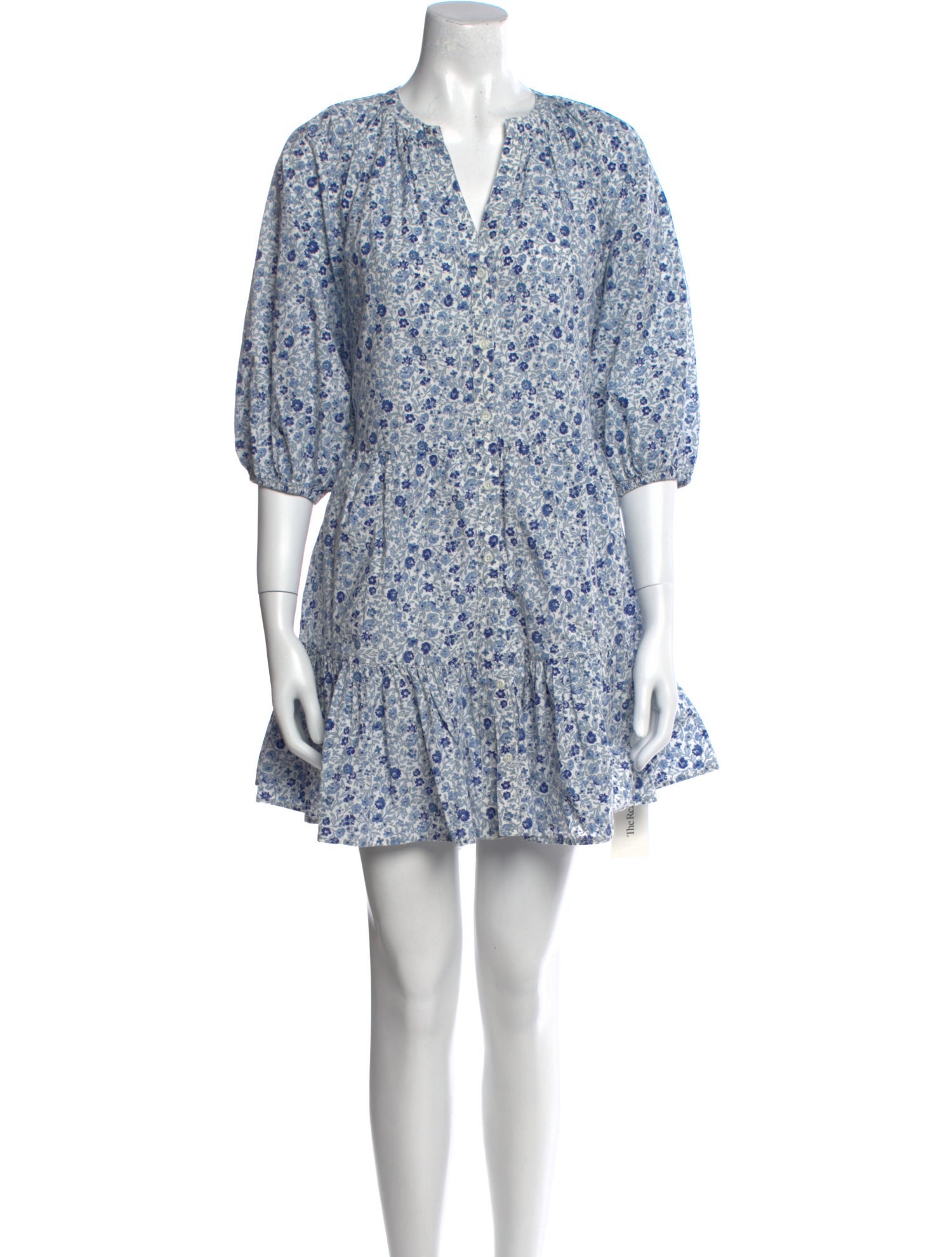 Apiece Apart Floral Print Mini Dress
