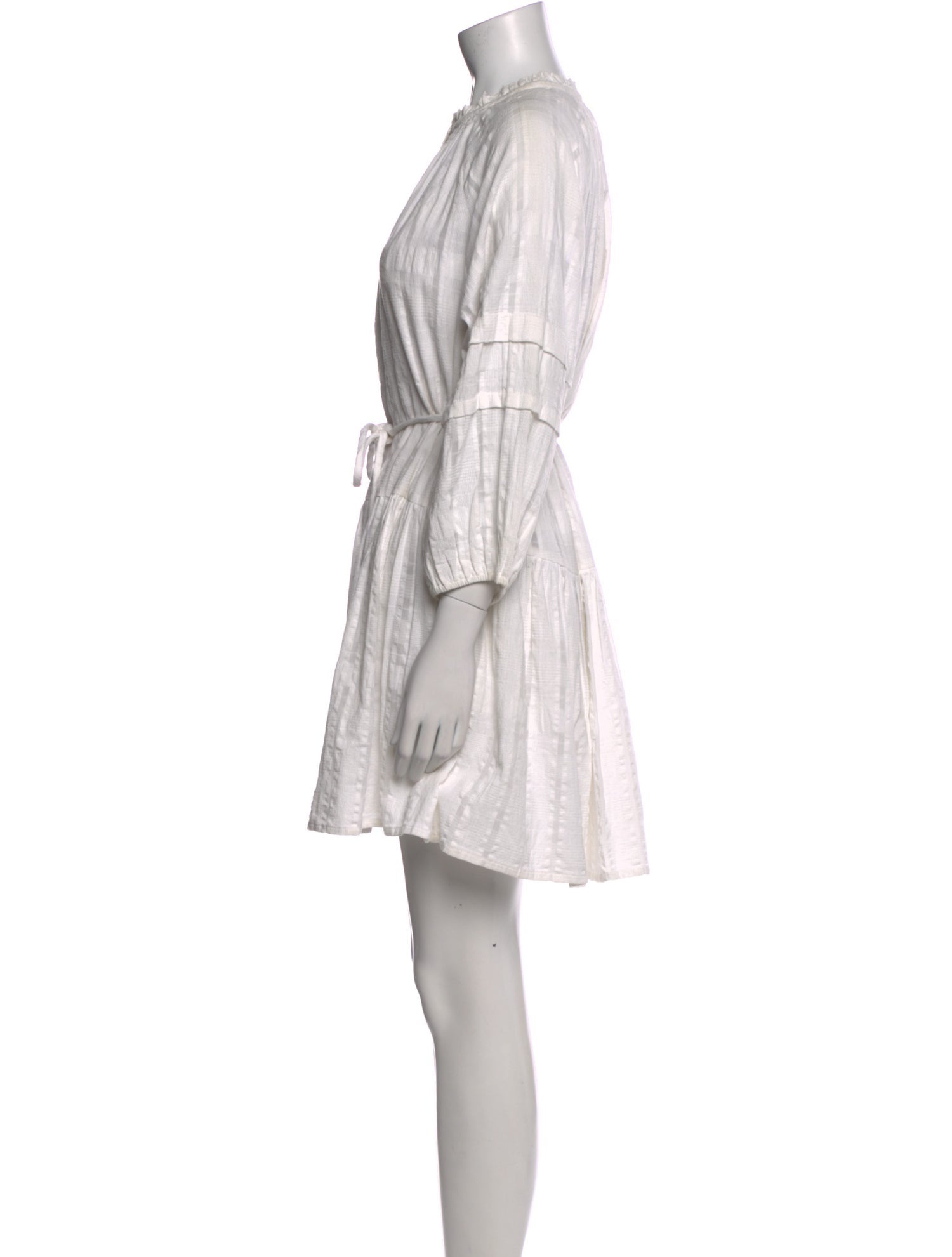 Apiece Apart Mock Neck Mini Dress