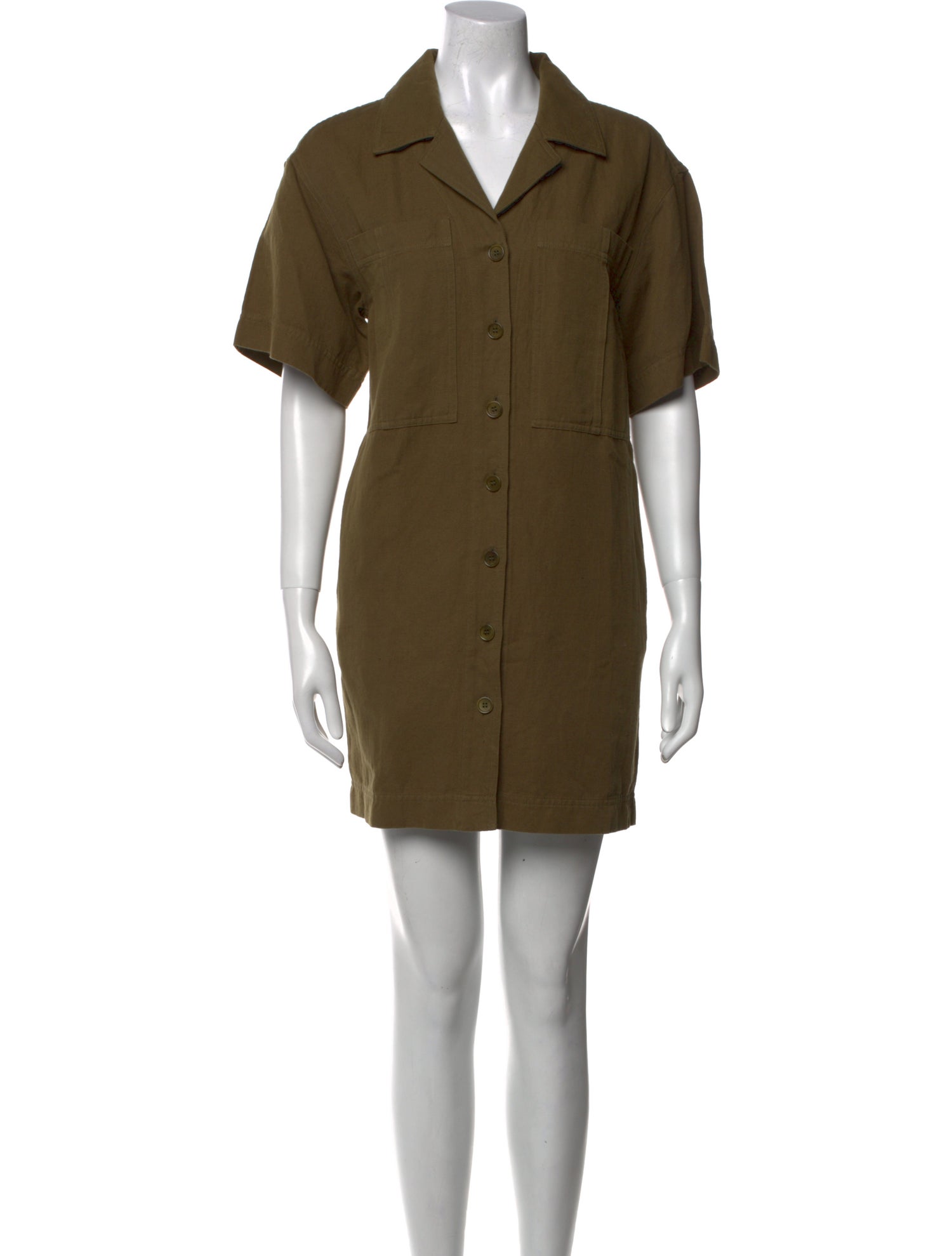 Apiece Apart Linen Mini Dress