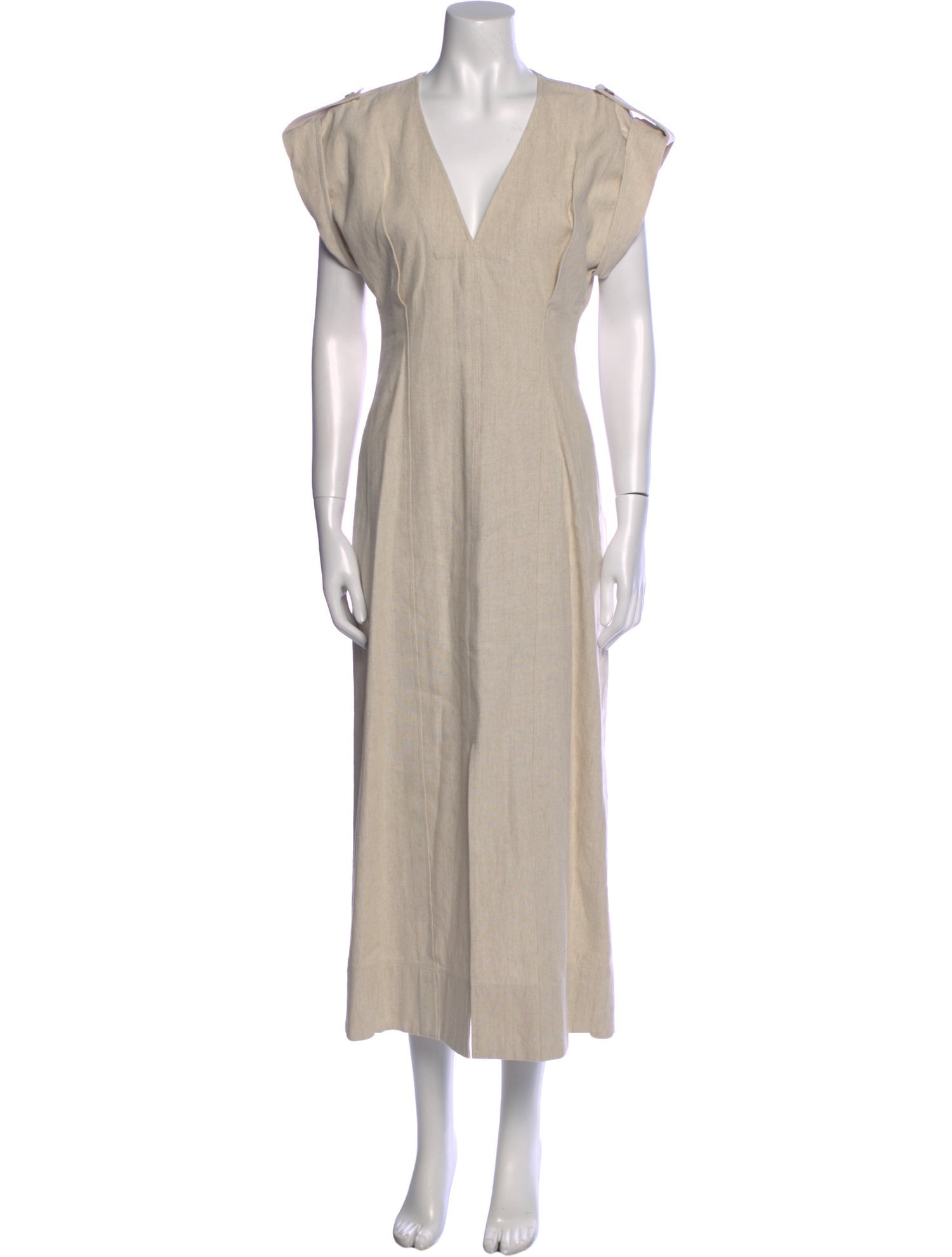 Apiece Apart V-Neck Long Dress