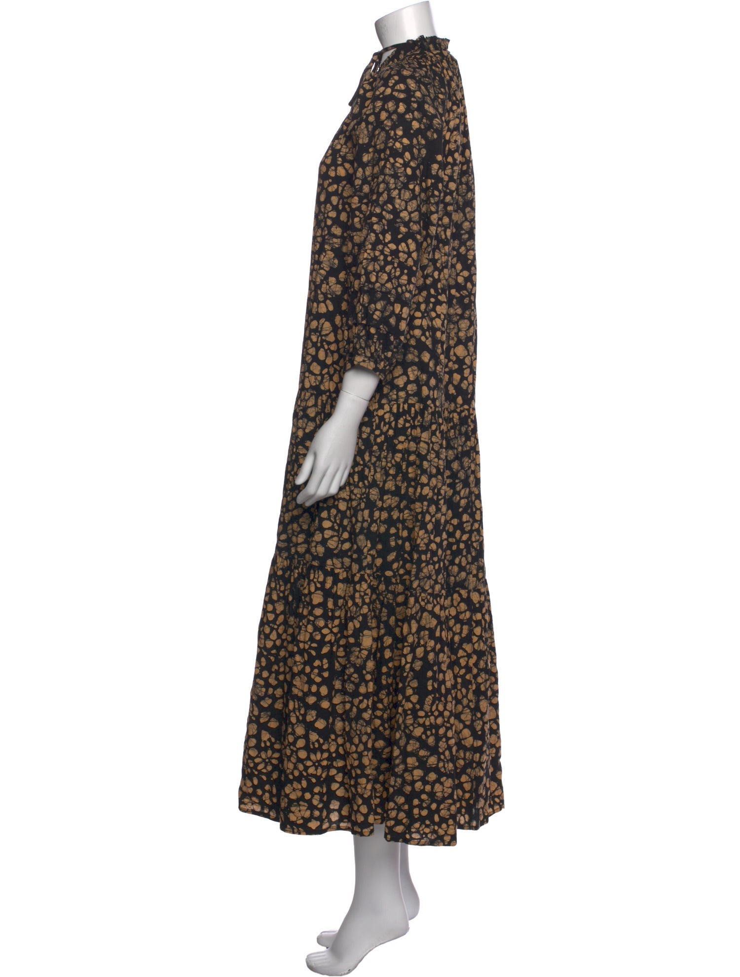 Apiece Apart Floral Print Long Dress