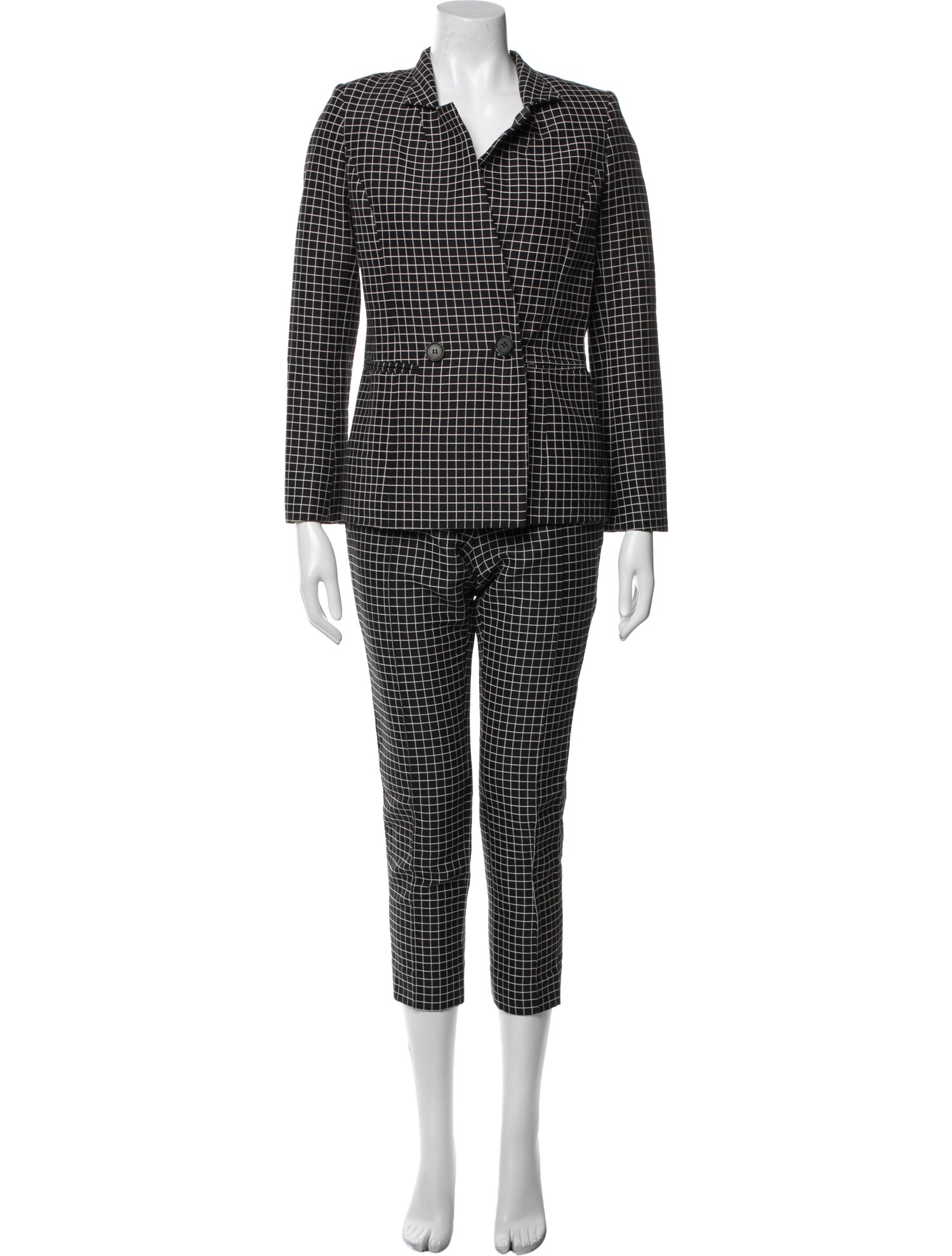 Apiece Apart Plaid Print Pantsuit