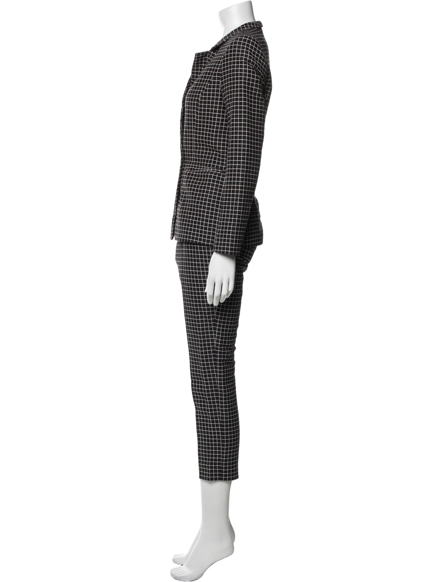 Apiece Apart Plaid Print Pantsuit