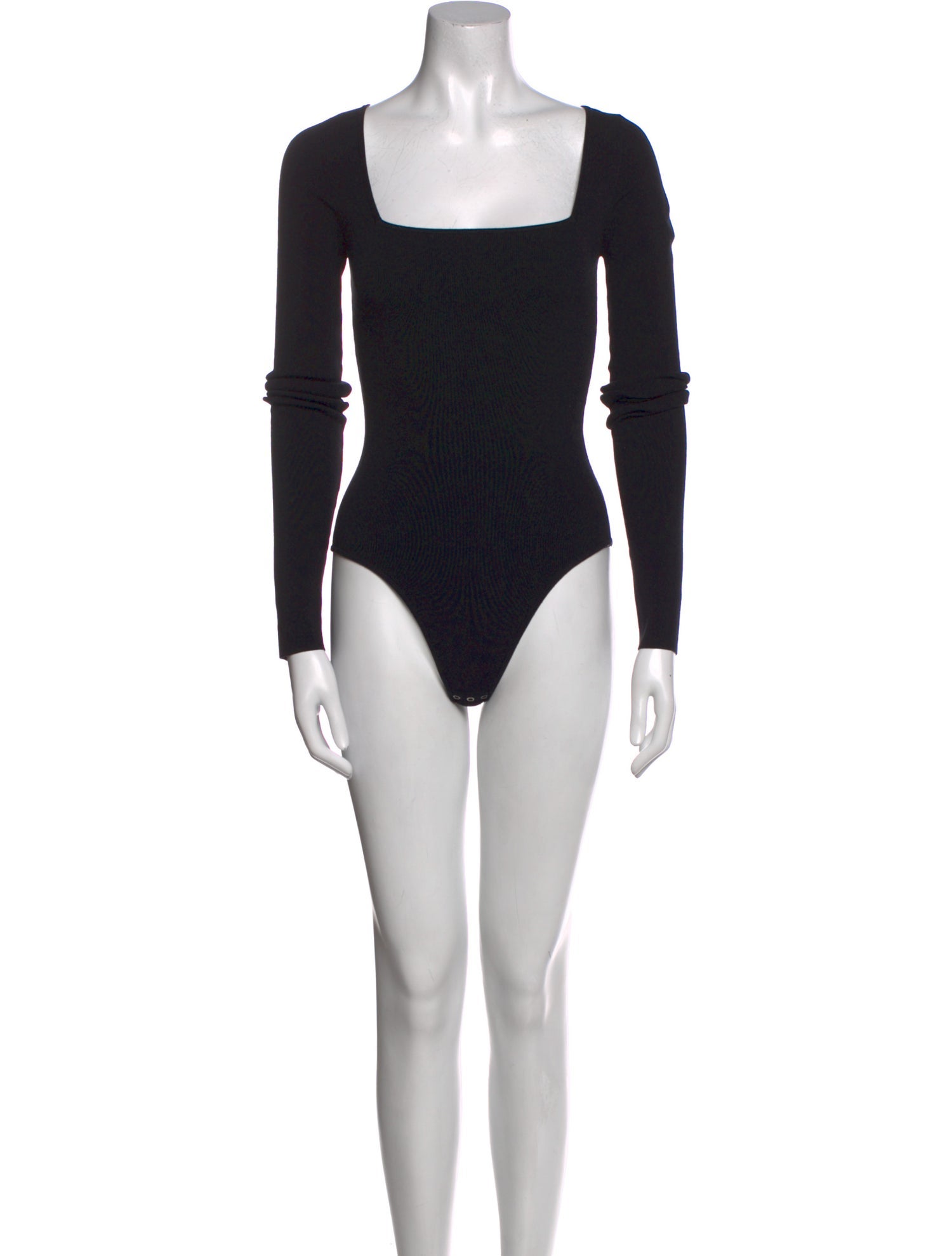 Apiece Apart Square Neckline Long Sleeve Bodysuit