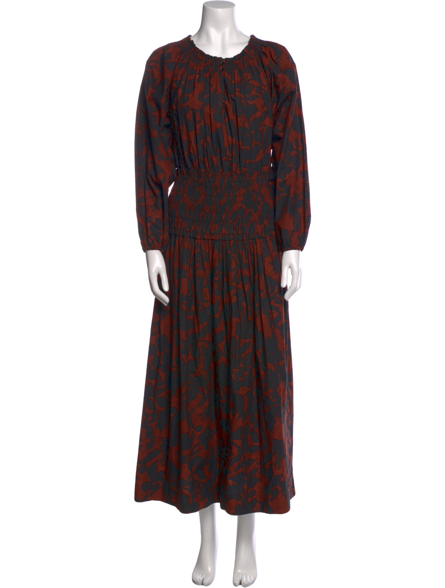 Apiece Apart Printed Long Dress