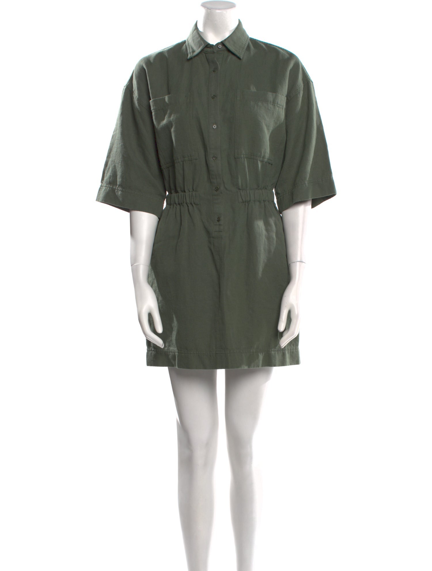 Apiece Apart Linen Mini Dress