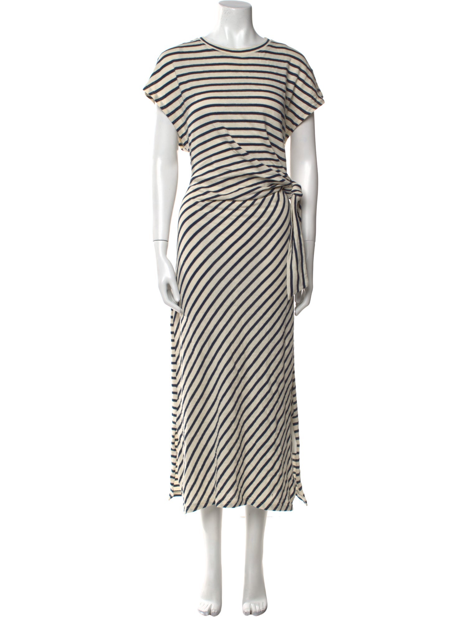 Apiece Apart Striped Long Dress