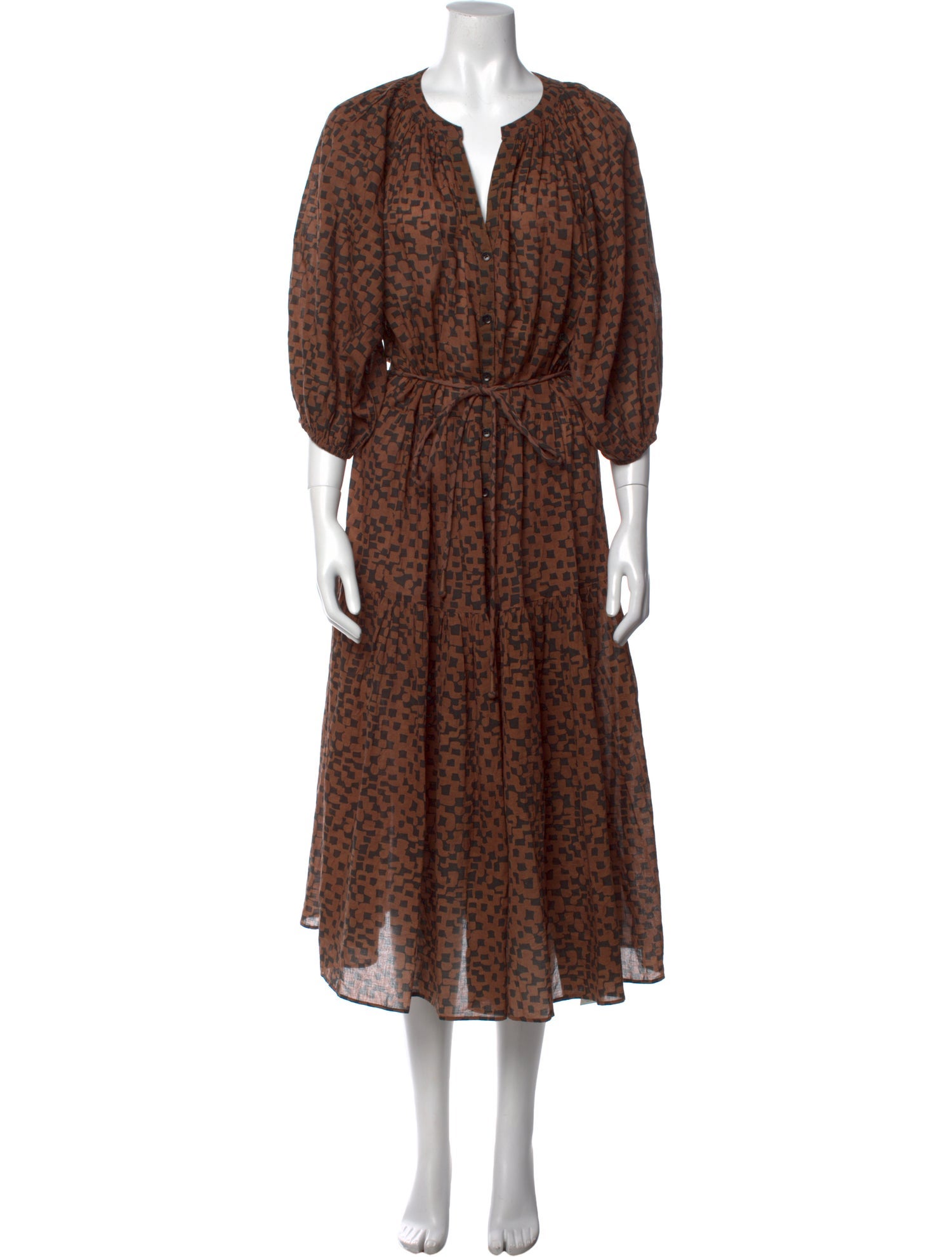 Apiece Apart Printed Long Dress