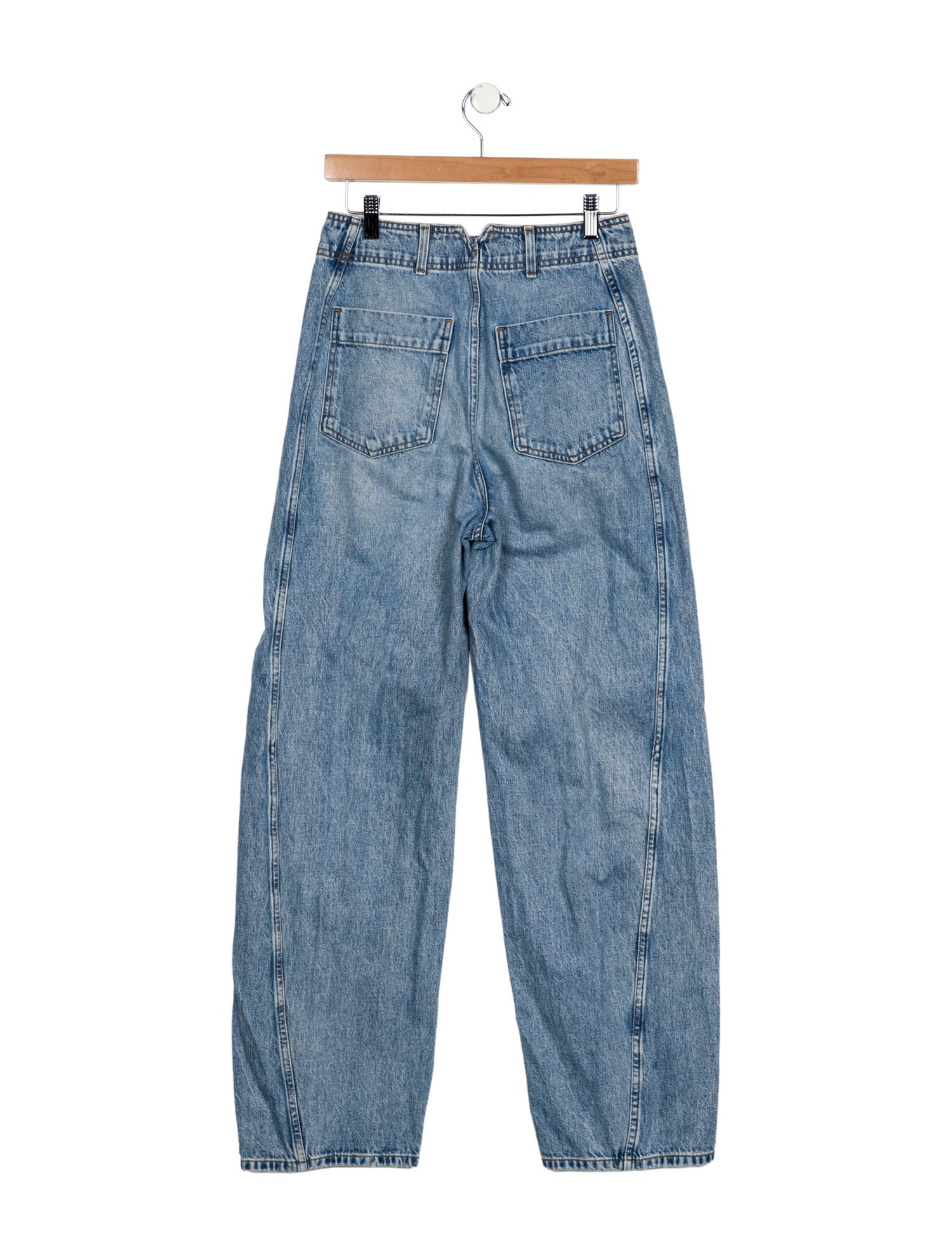 Apiece Apart High-Rise Straight Leg Jeans