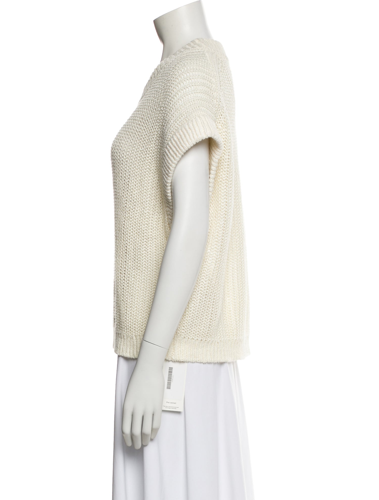 Apiece Apart Linen Scoop Neck Sweater w/ Tags