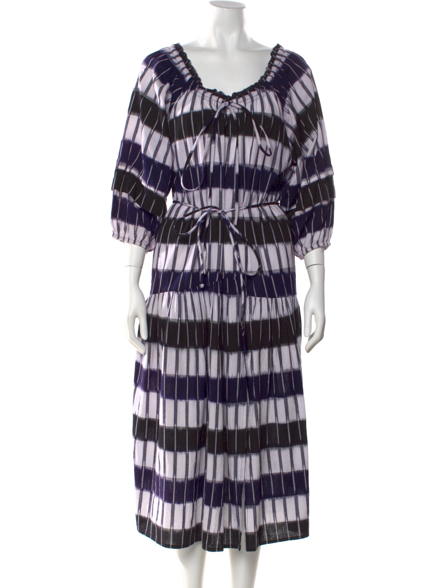 Apiece Apart Tie-Dye Print Long Dress