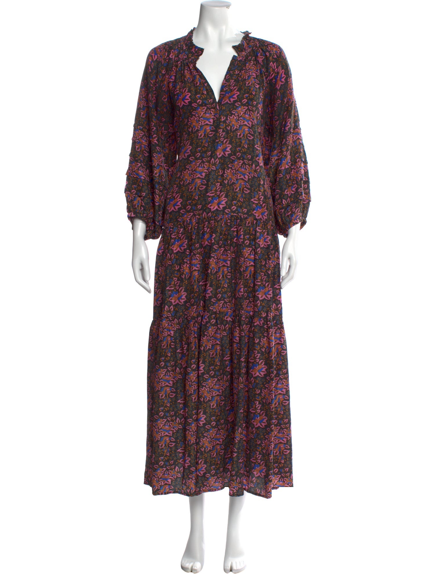 Apiece Apart Silk Long Dress