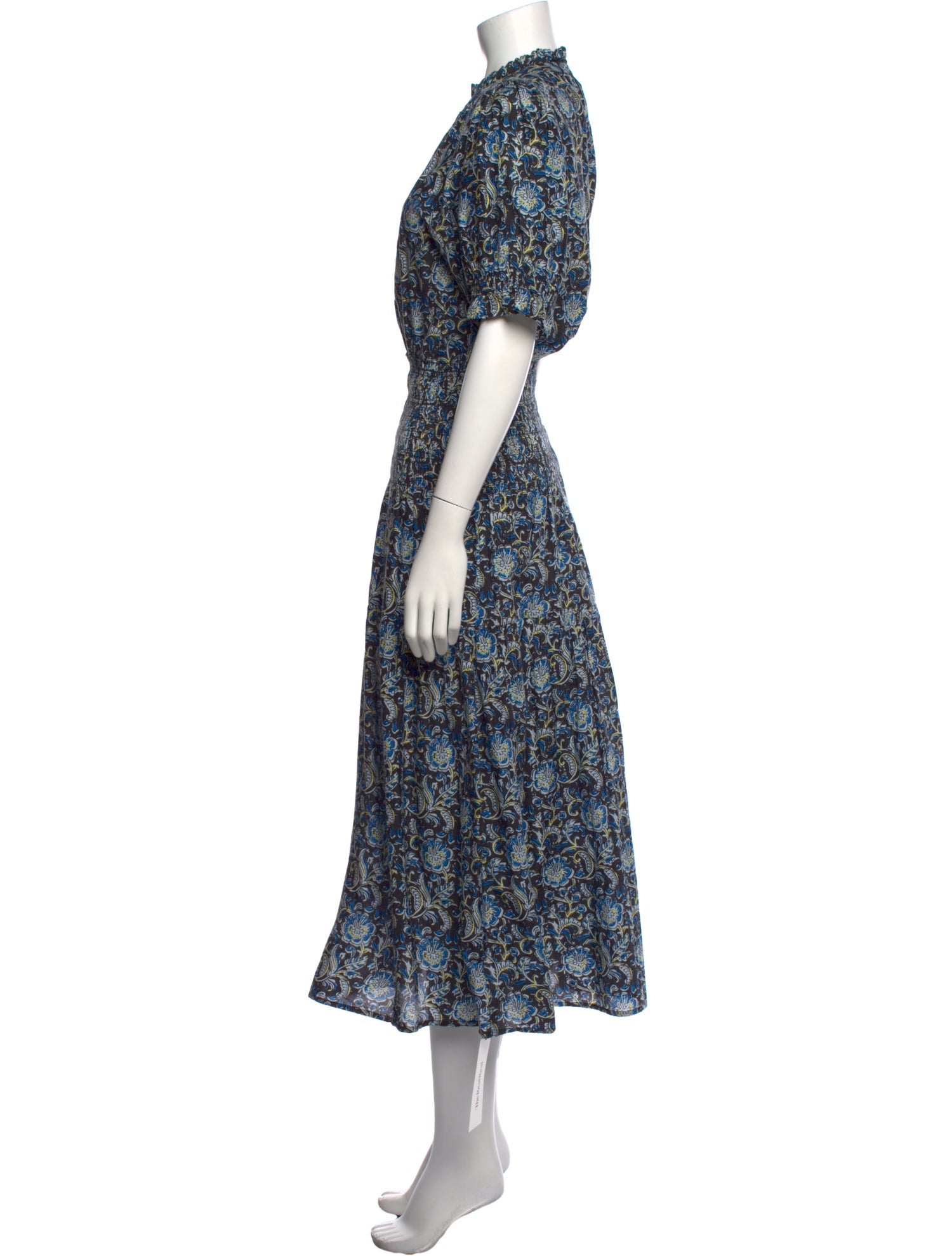 Apiece Apart Floral Print Long Dress