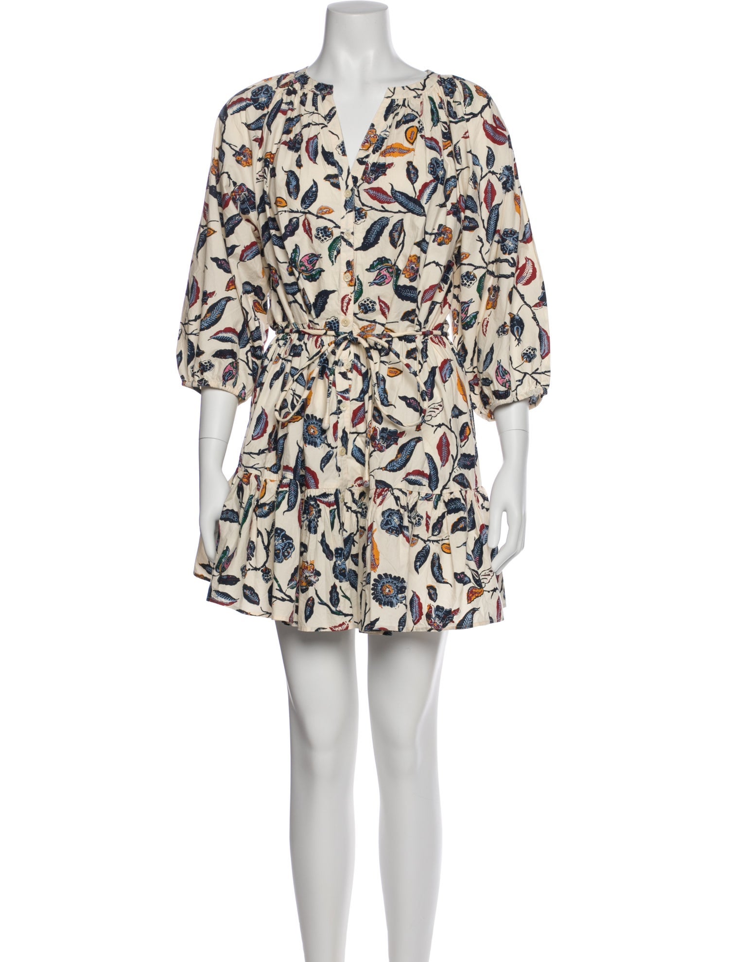 Apiece Apart Printed Mini Dress w/ Tags