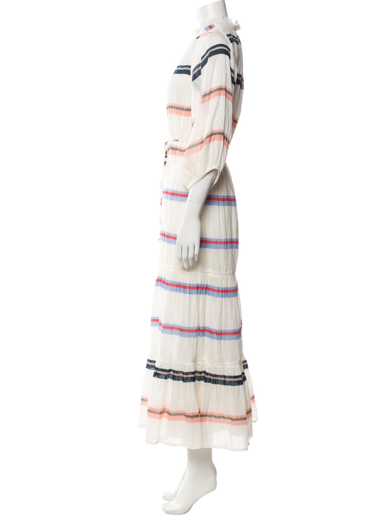 Apiece Apart Striped Long Dress