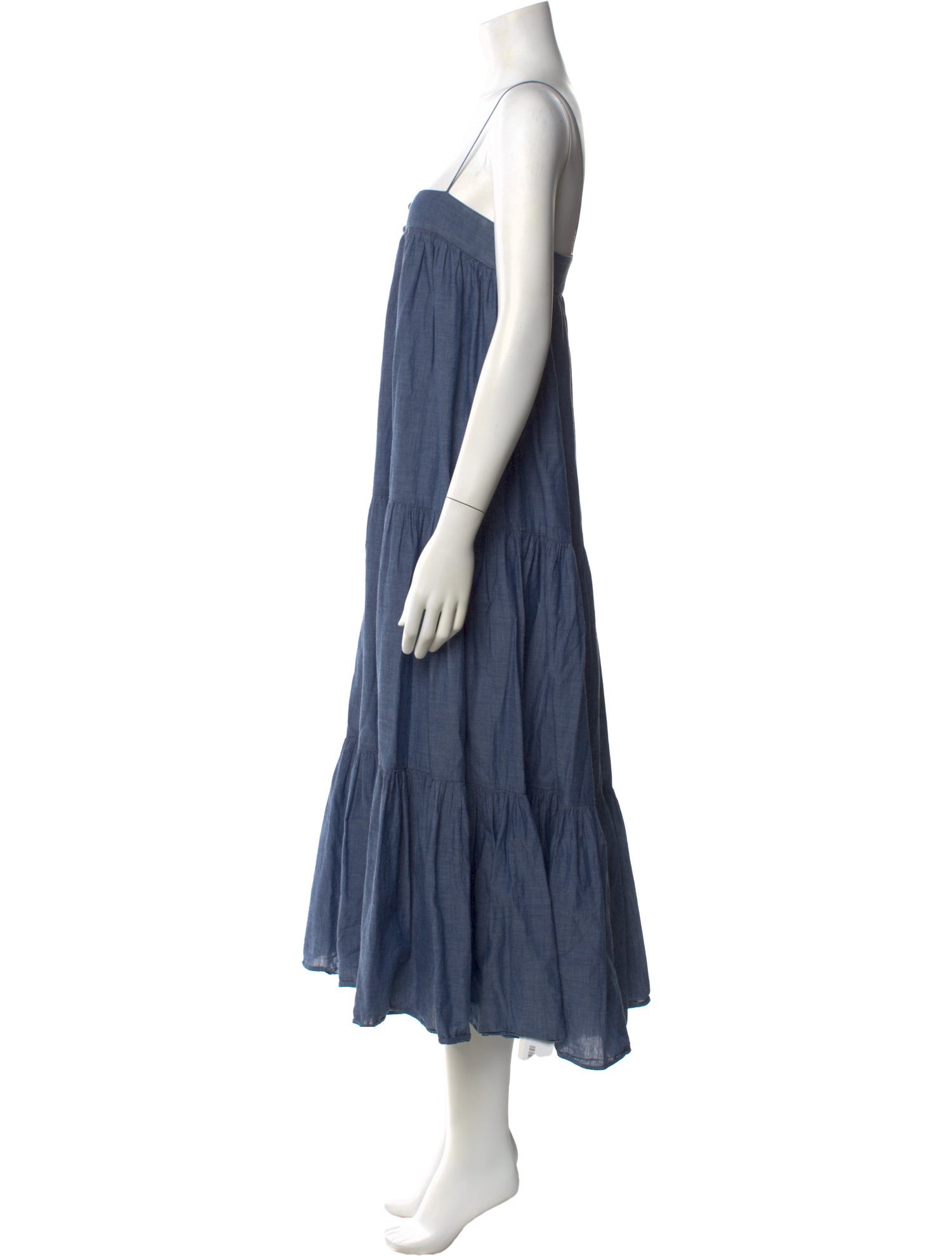 Apiece Apart Square Neckline Long Dress