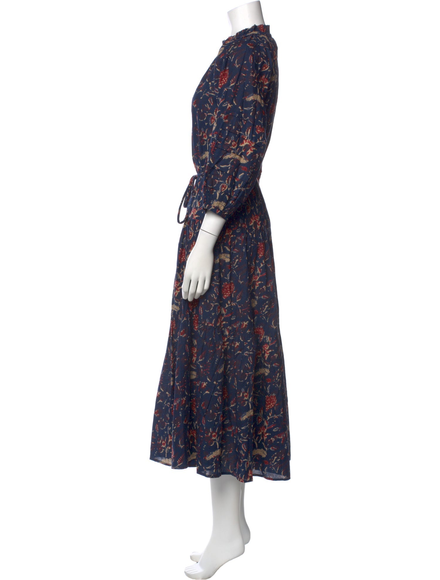 Apiece Apart Floral Print Long Dress