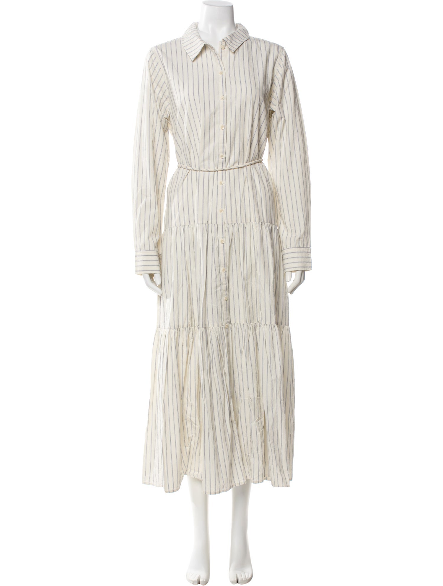 Apiece Apart Striped Long Dress