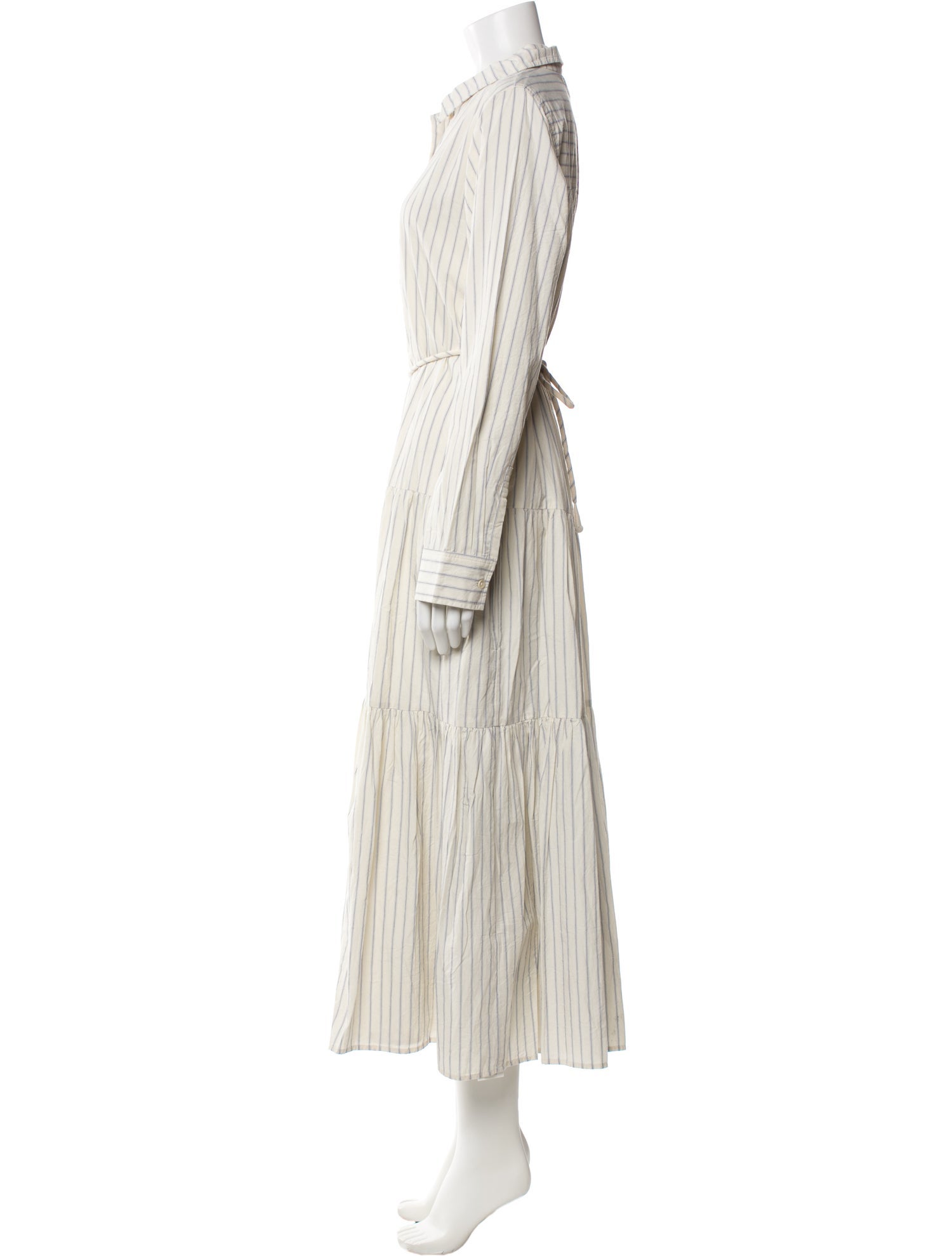 Apiece Apart Striped Long Dress