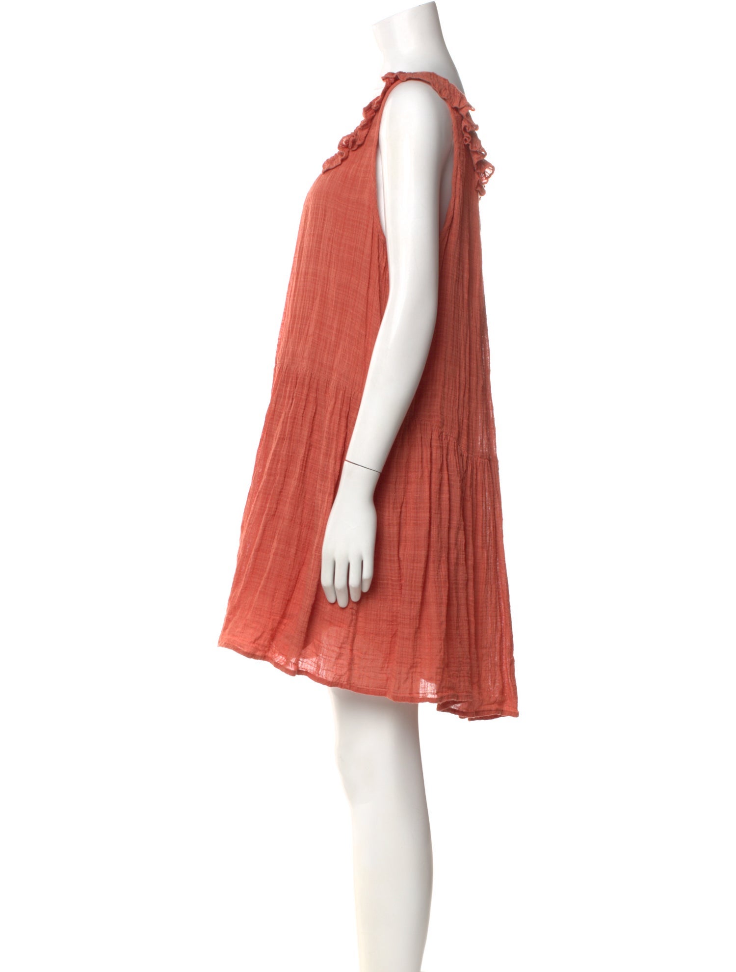 Apiece Apart Scoop Neck Mini Dress