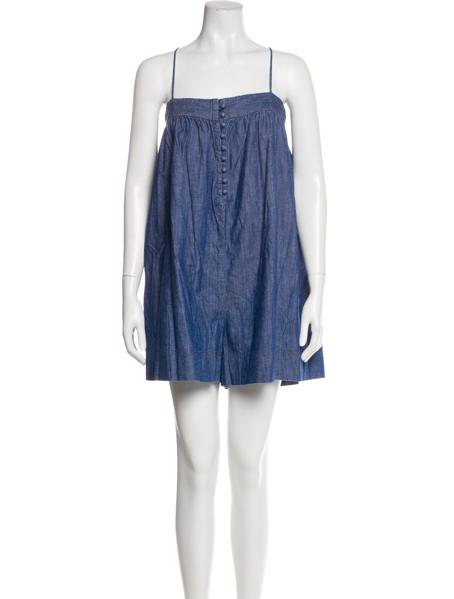 Apiece Apart Square Neckline Romper