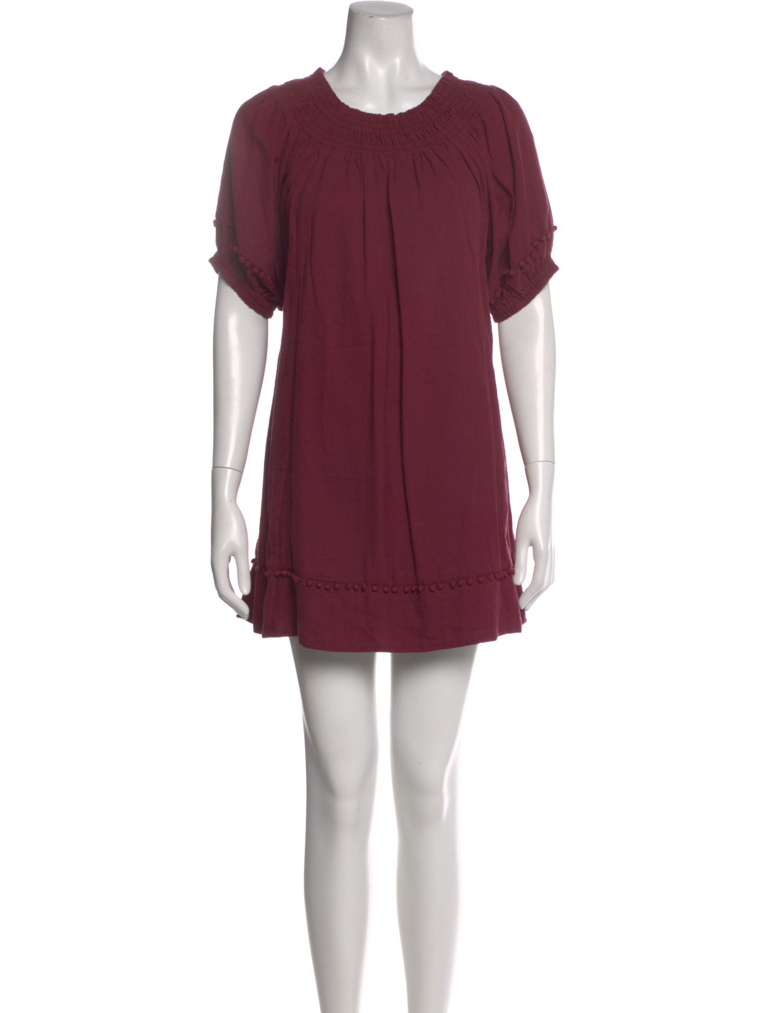Apiece Apart Crew Neck Mini Dress