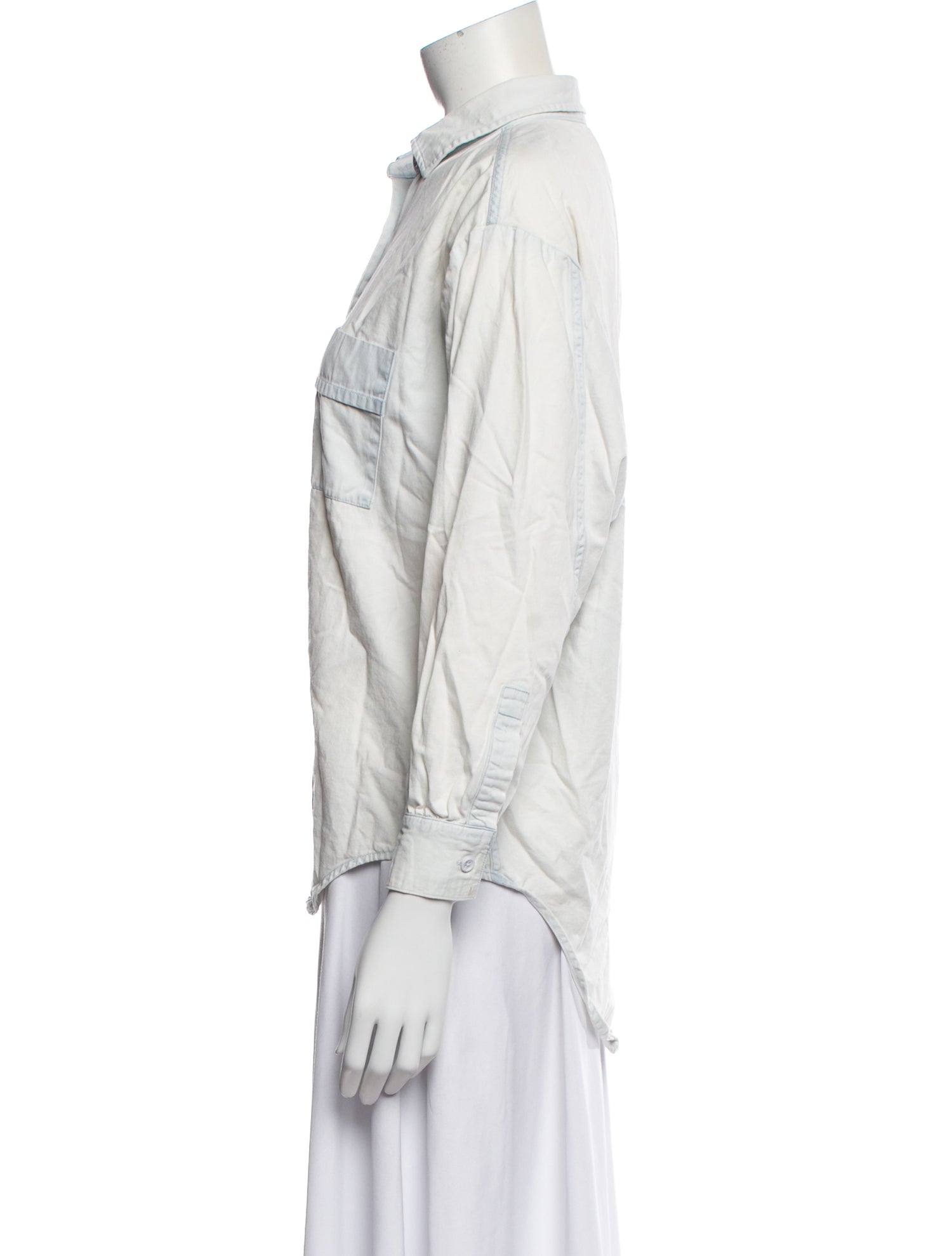 Apiece Apart Long Sleeve Button-Up Top