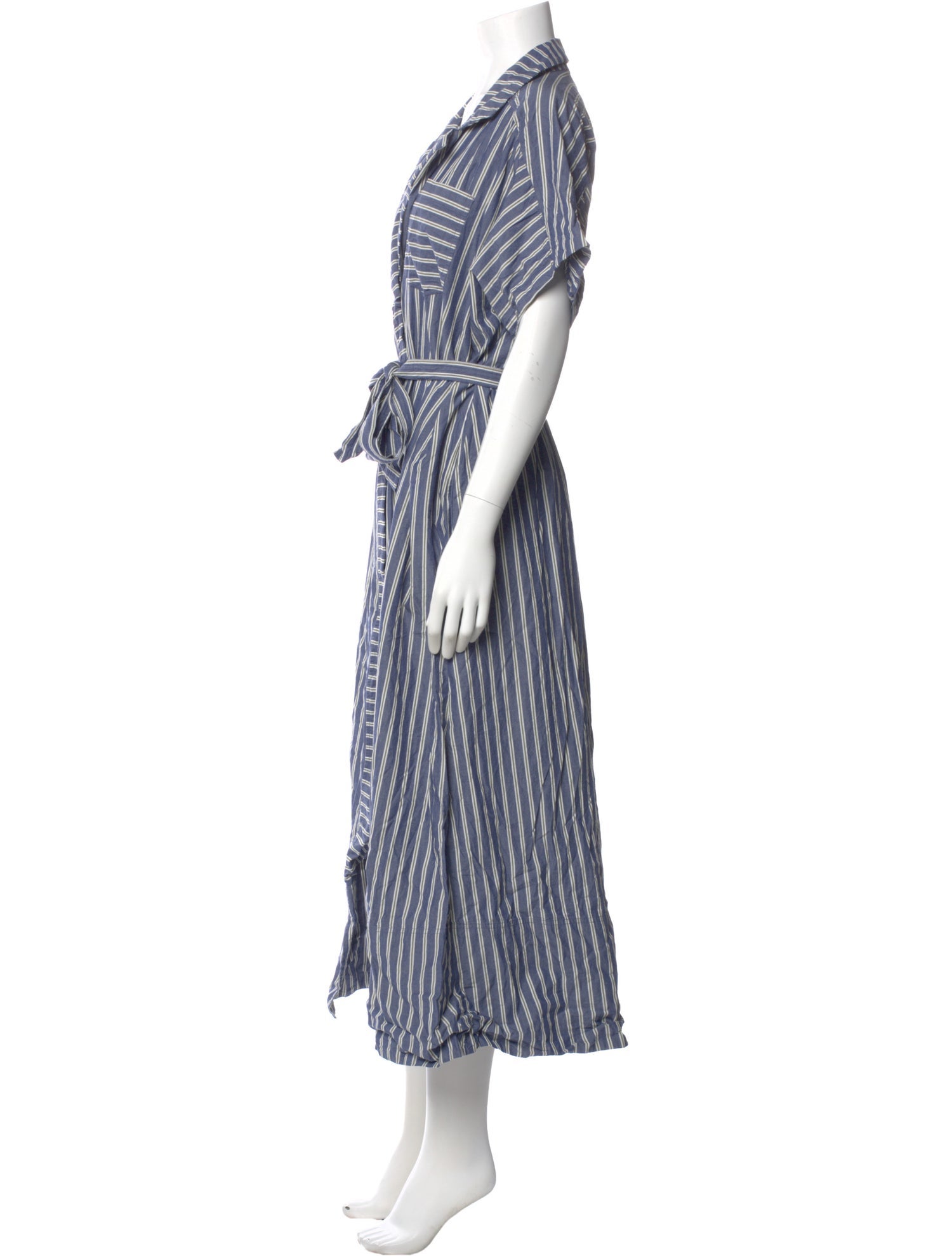 Apiece Apart Striped Long Dress