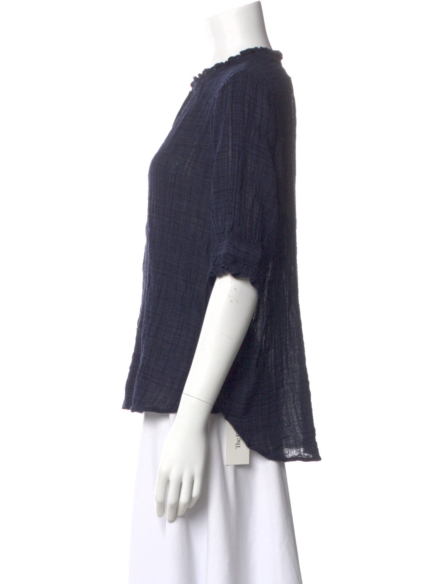 Apiece Apart Three-Quarter Sleeve Blouse