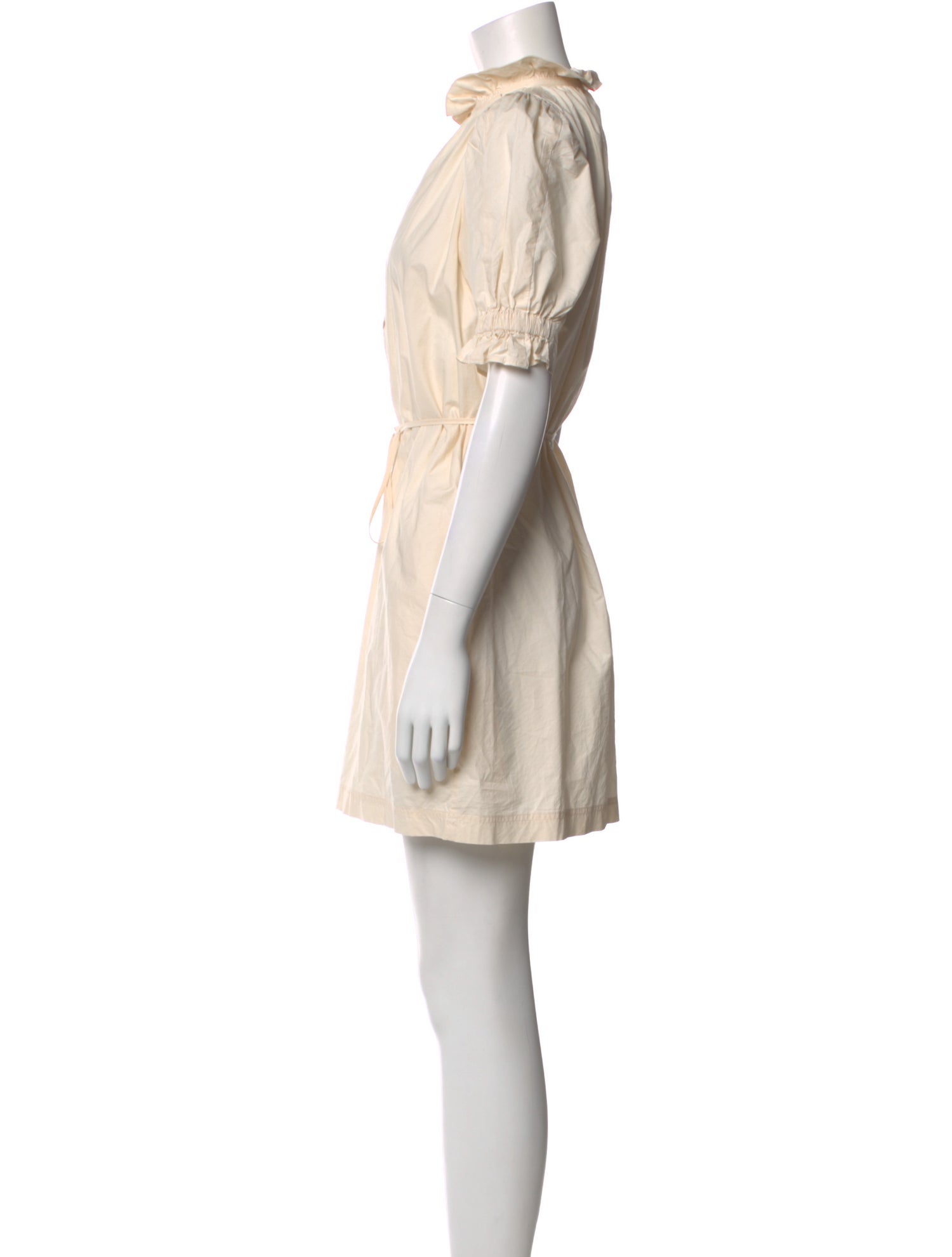 Apiece Apart Mock Neck Mini Dress