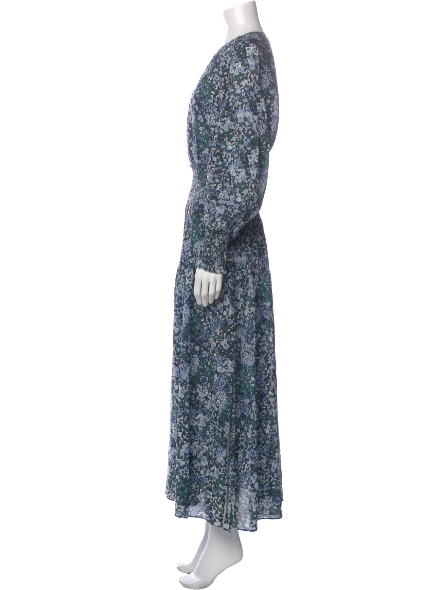Apiece Apart Floral Print Long Dress