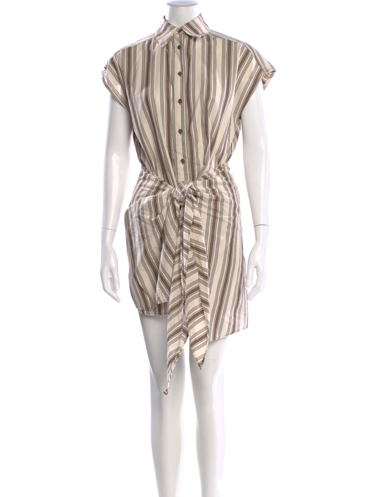 Apiece Apart Striped Mini Dress