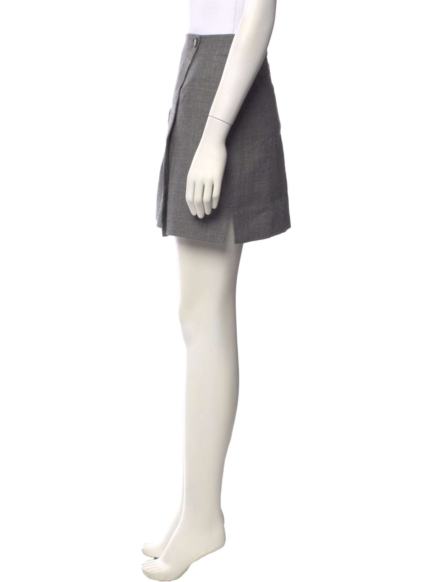 Apiece Apart Wool Mini Skirt