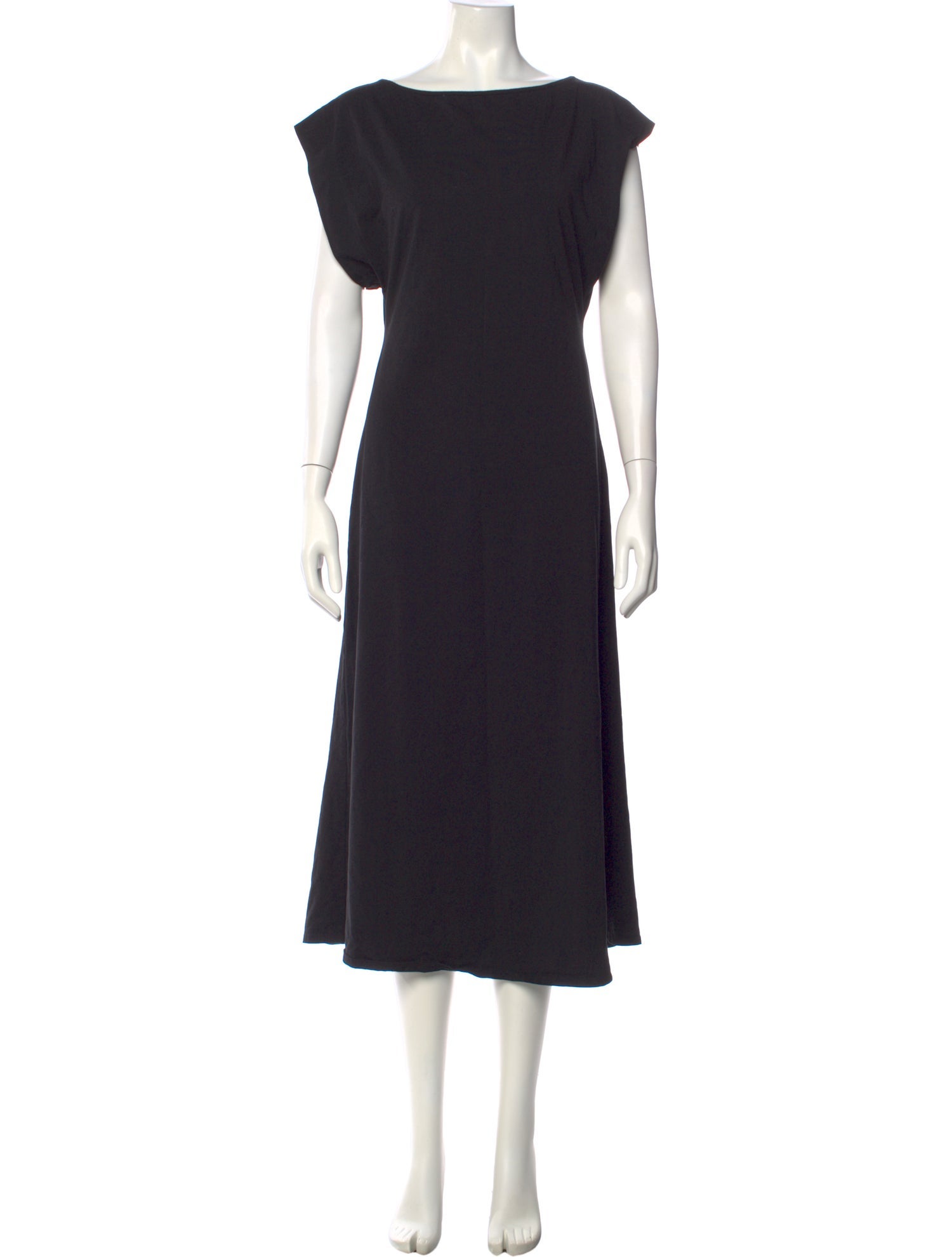 Apiece Apart Bateau Neckline Midi Length Dress