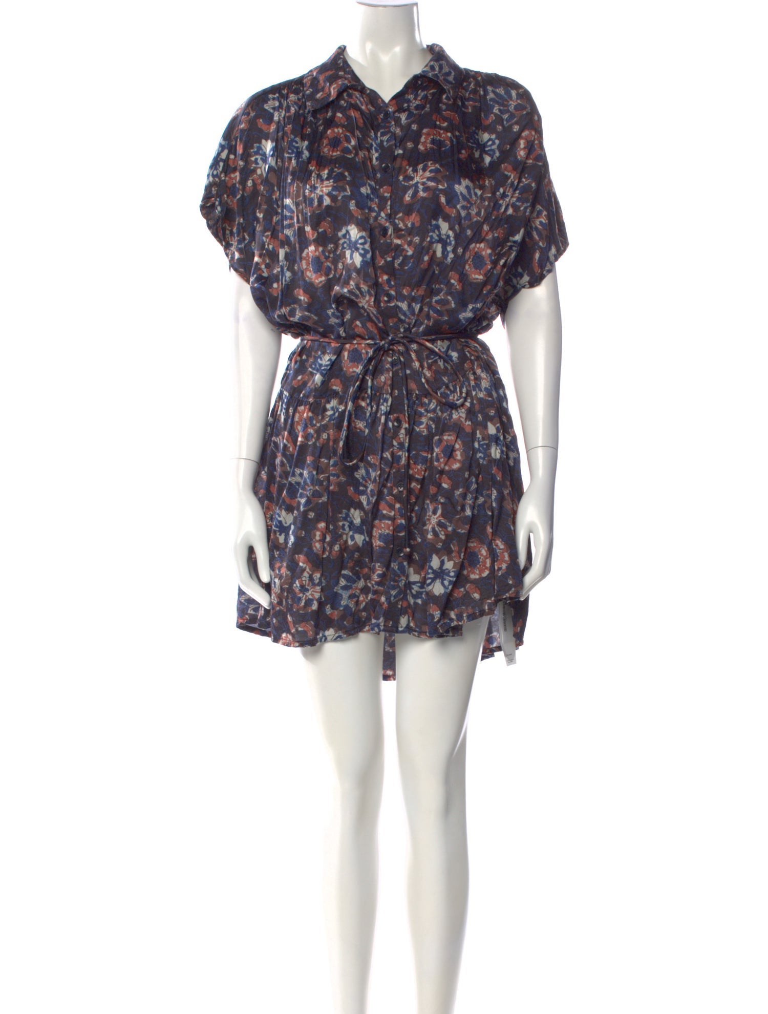 Apiece Apart Floral Print Mini Dress