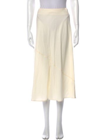 Pre-owned Apiece Apart Midi Length Skirt In Neutral