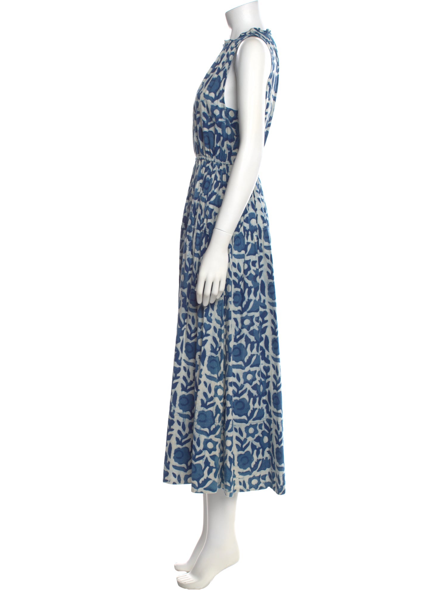 Apiece Apart Printed Long Dress