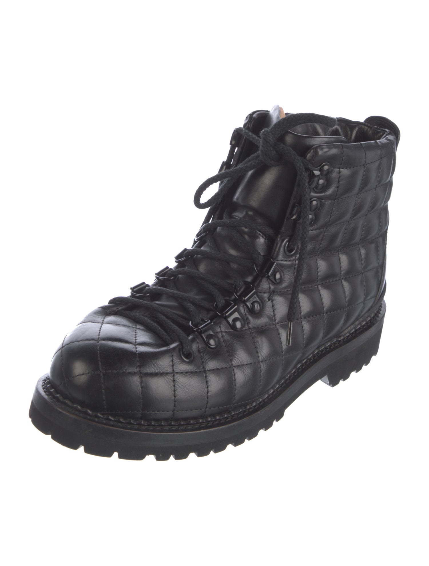 Buttero Leather Combat Boots